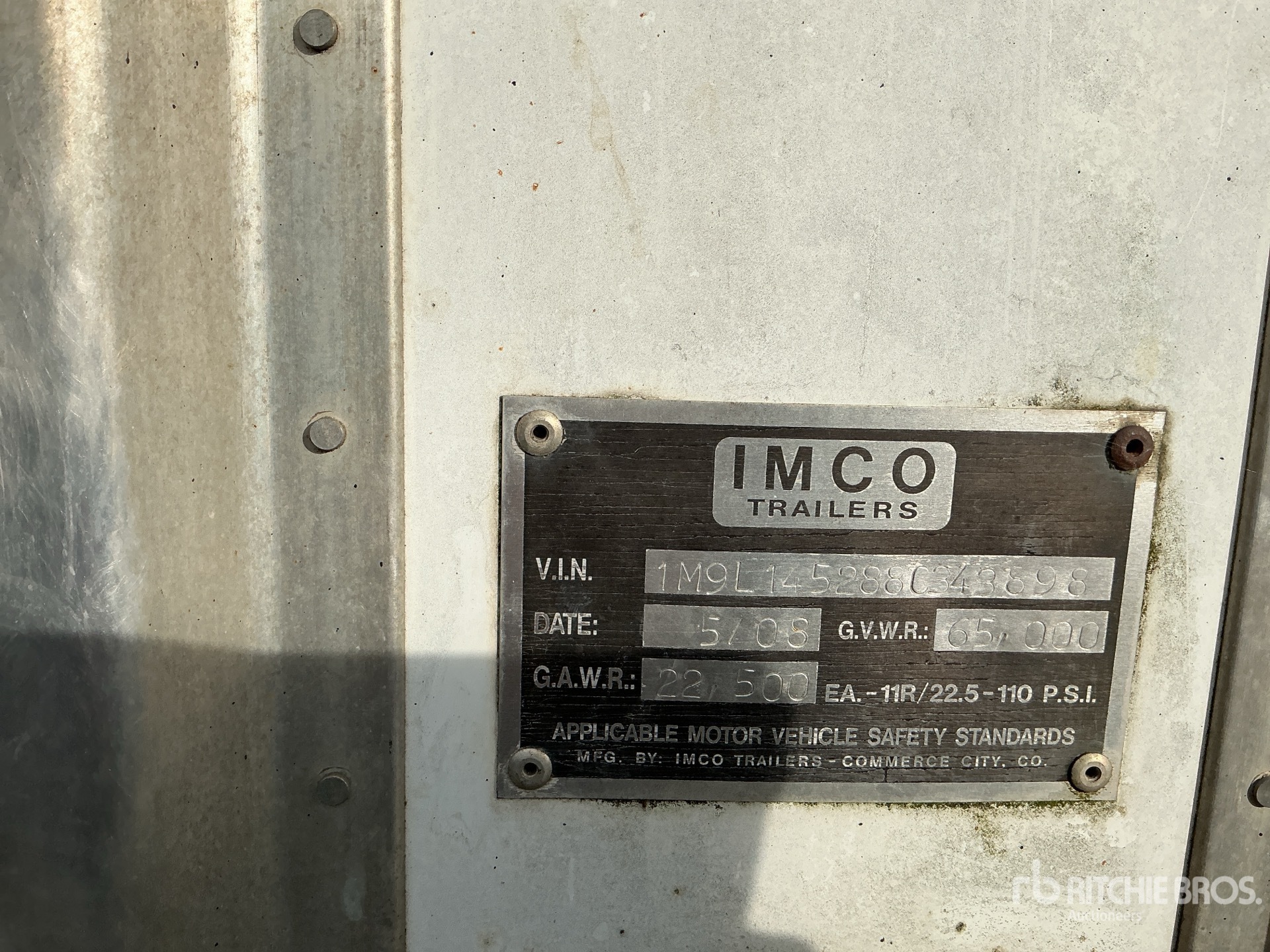 2008 Imco 45 ft