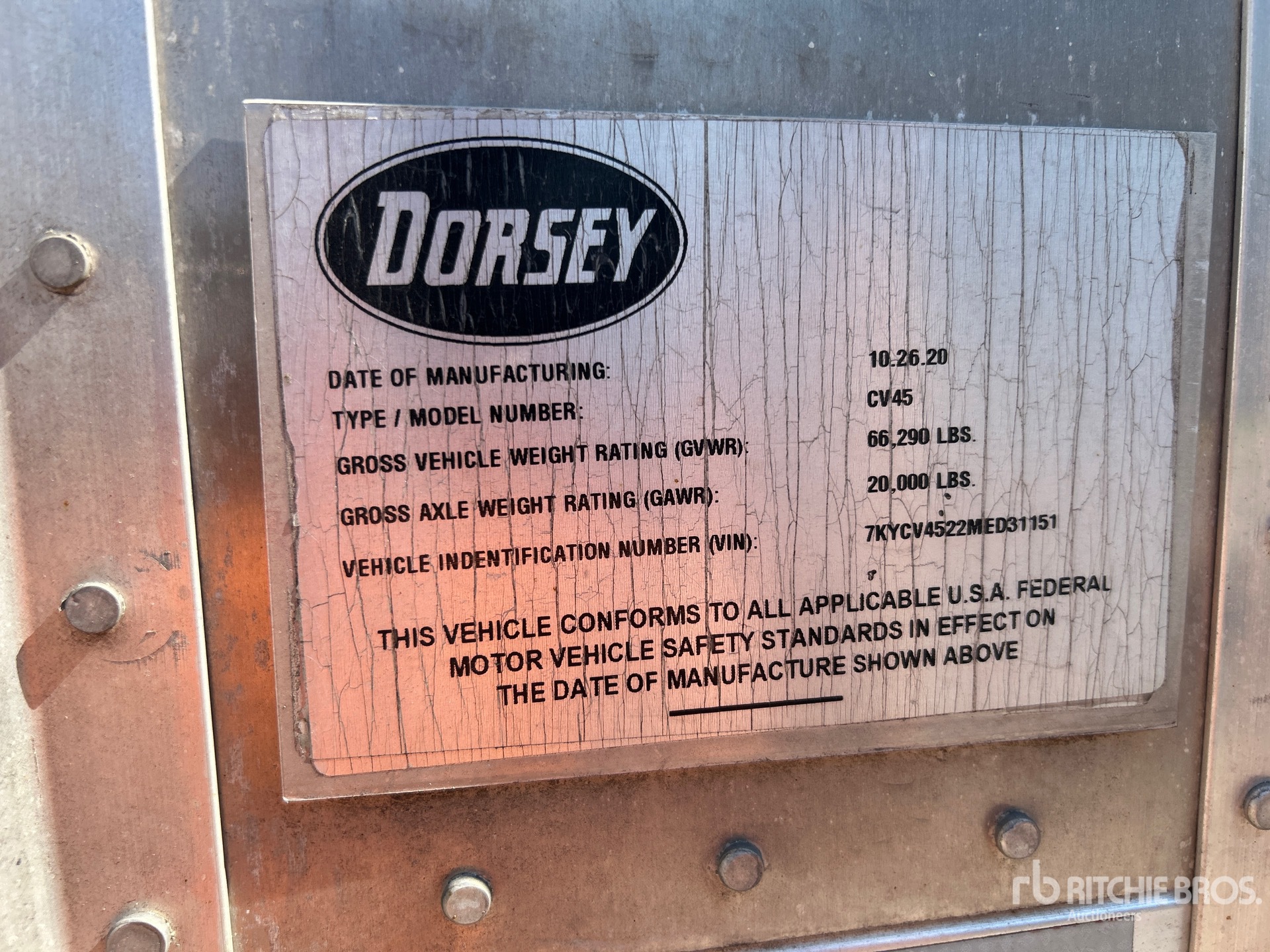 2021 Dorsey CV45