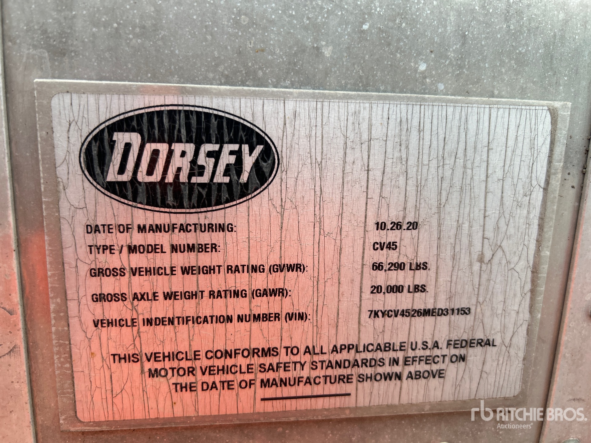 2021 Dorsey CV45