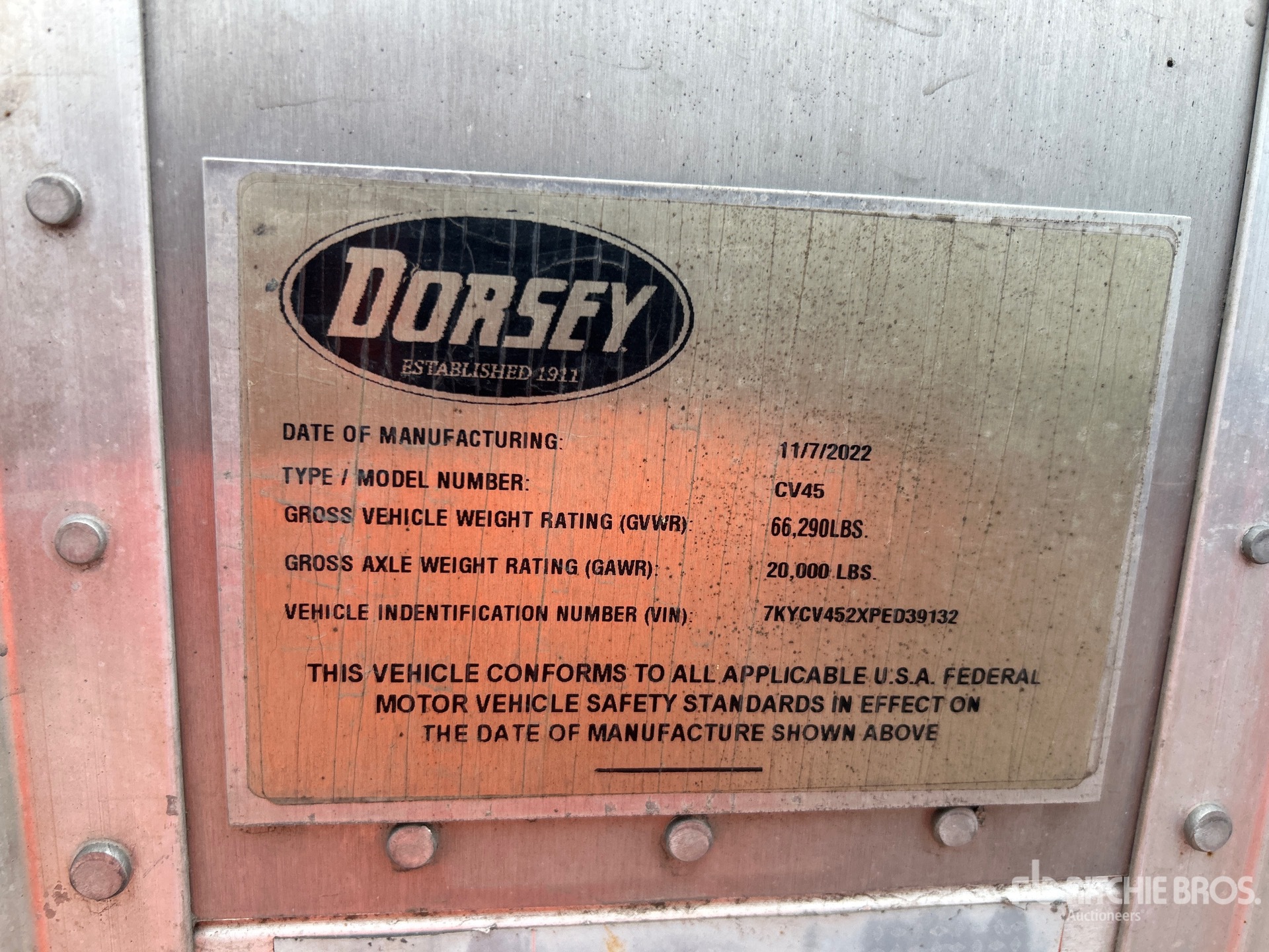 2023 Dorsey CV45