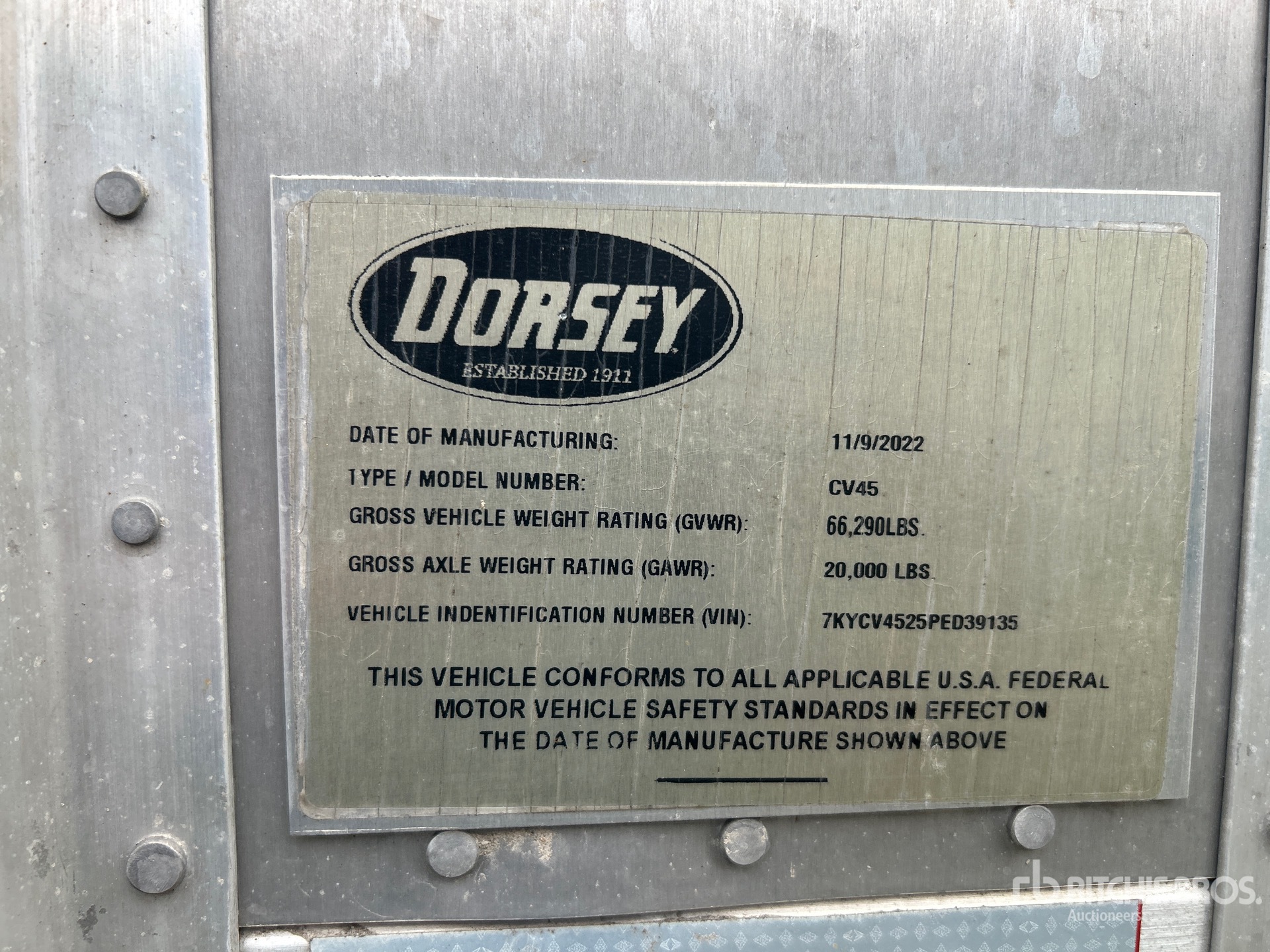 2023 Dorsey CV45