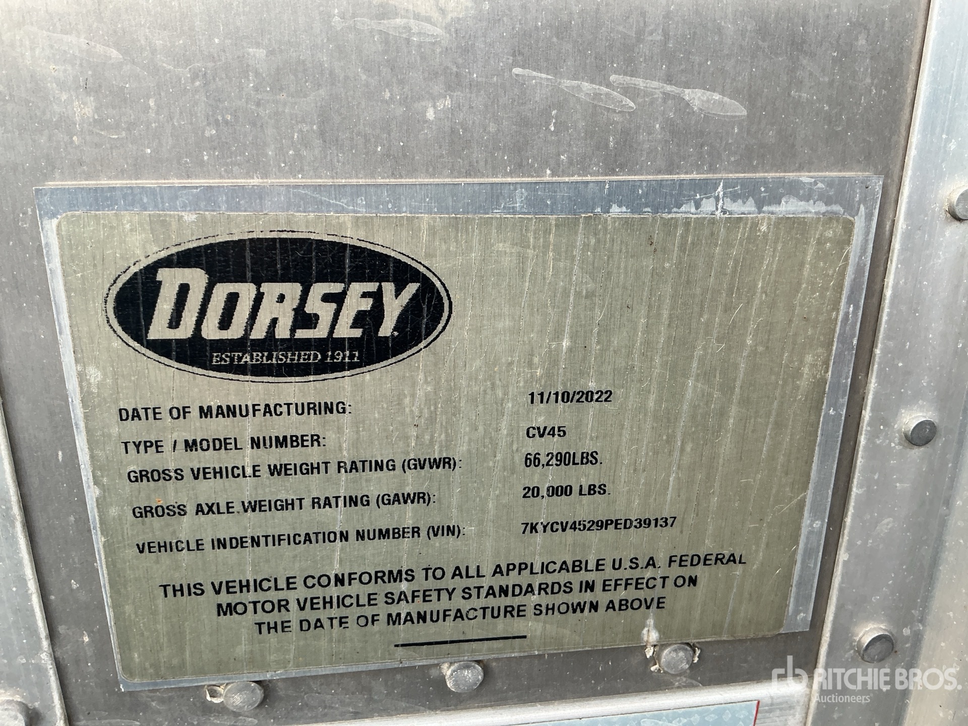 2023 Dorsey CV45