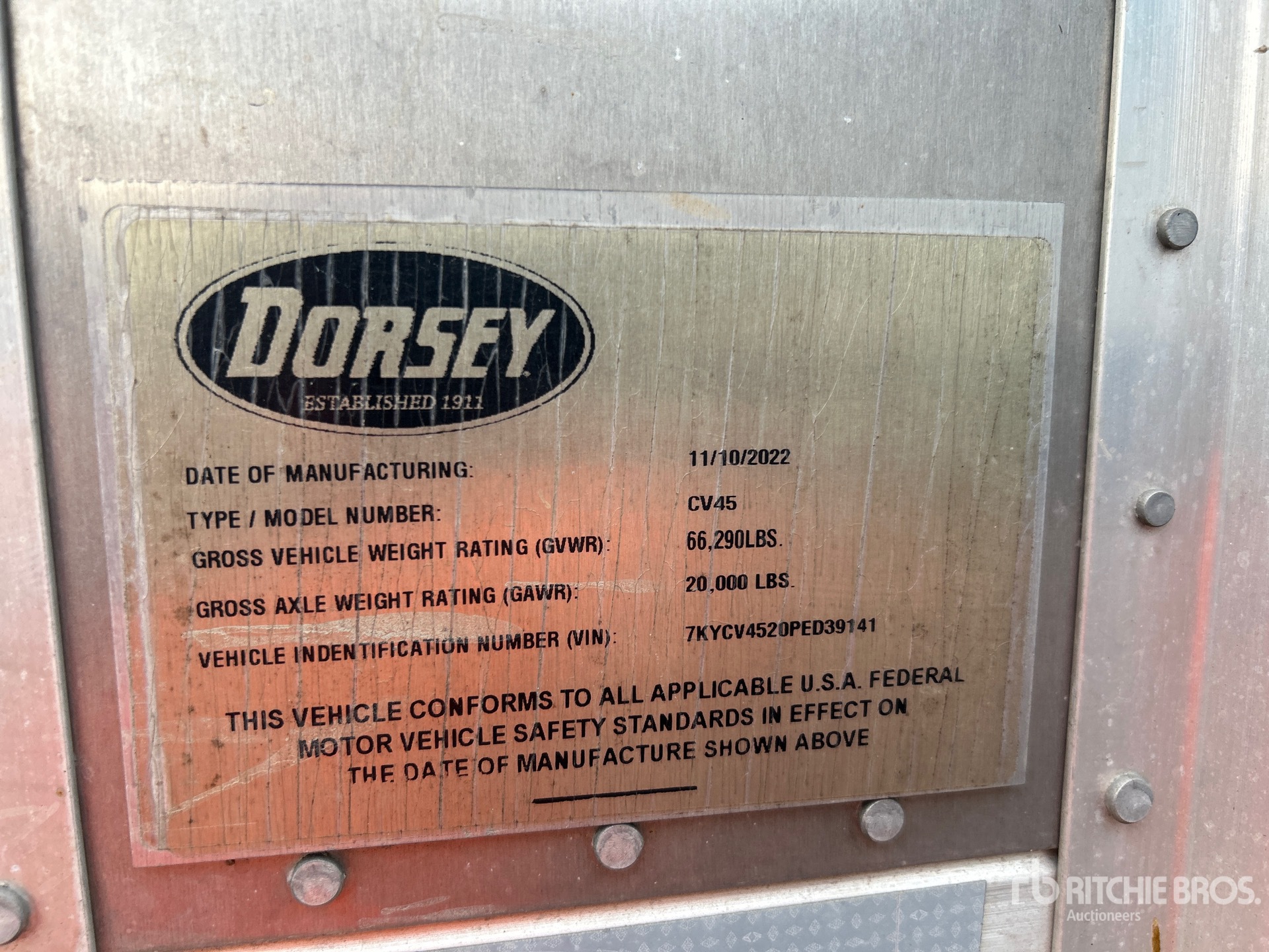 2023 Dorsey CV45