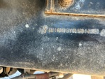 General Appearance with Frame Stamp Serial Number/VIN Photo