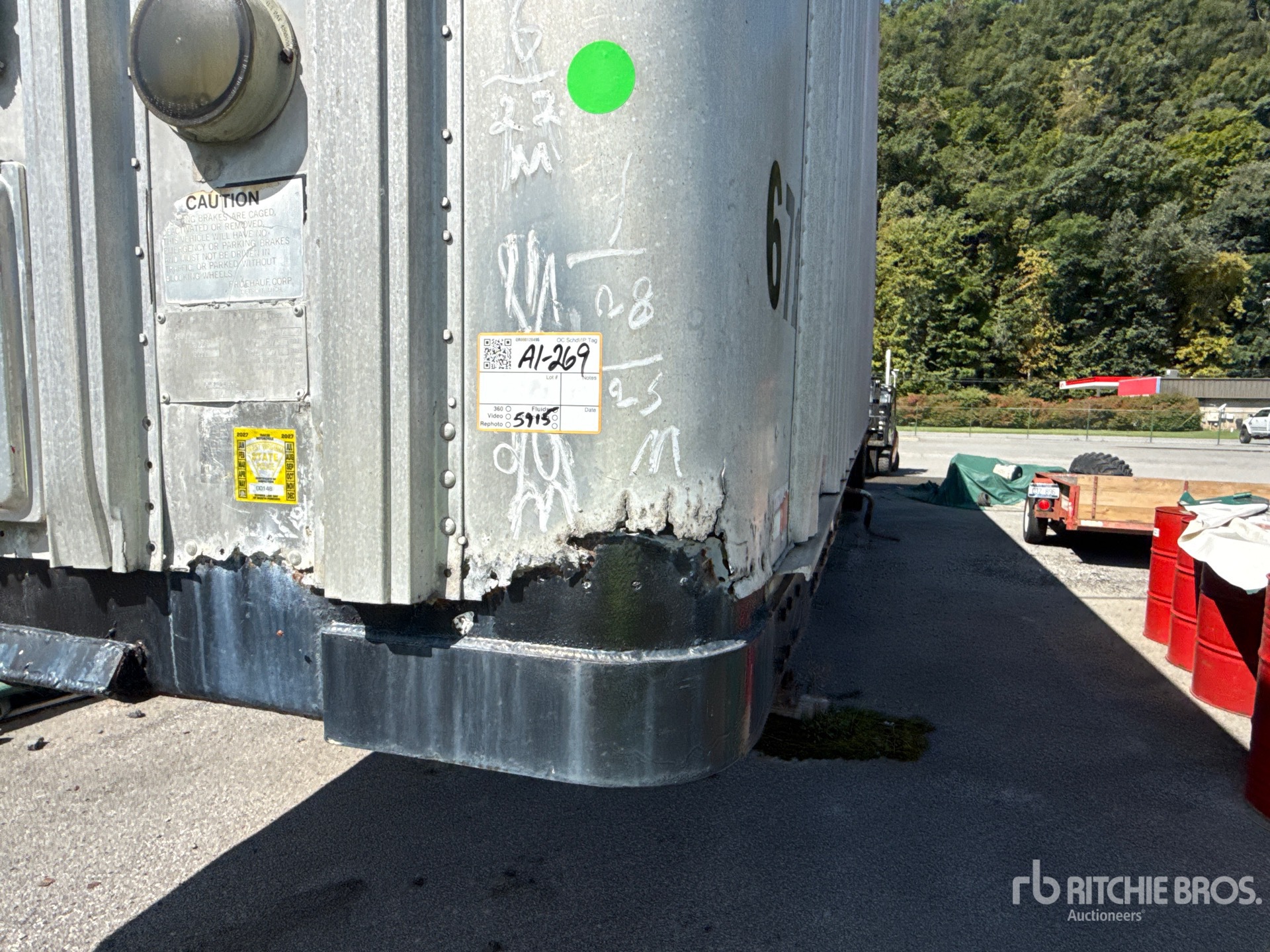 1977 Fruehauf 40 FT X 96 IN T/A
