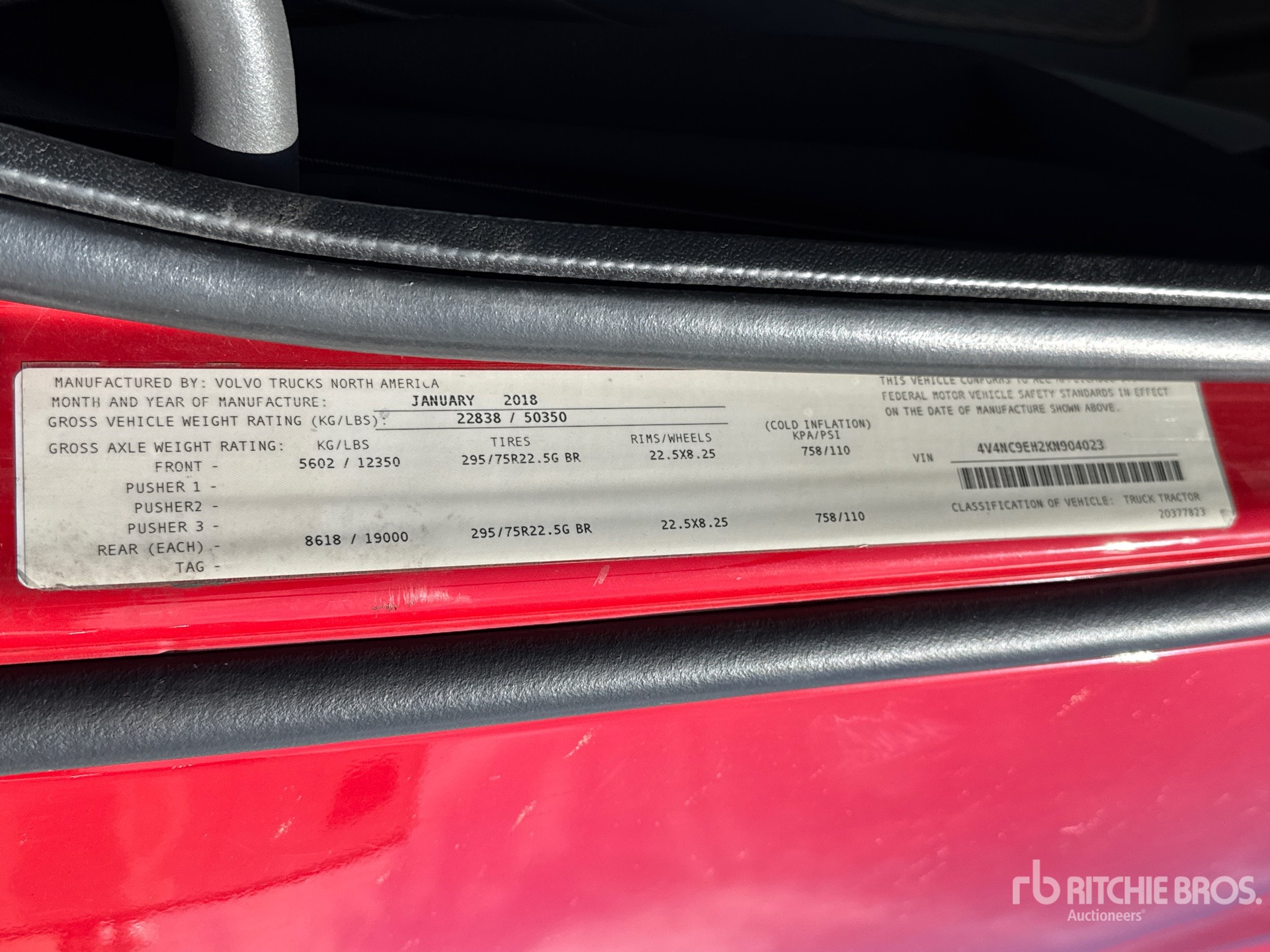 General Appearance with Numéro de série/Numéro d'identification du véhicule automobile