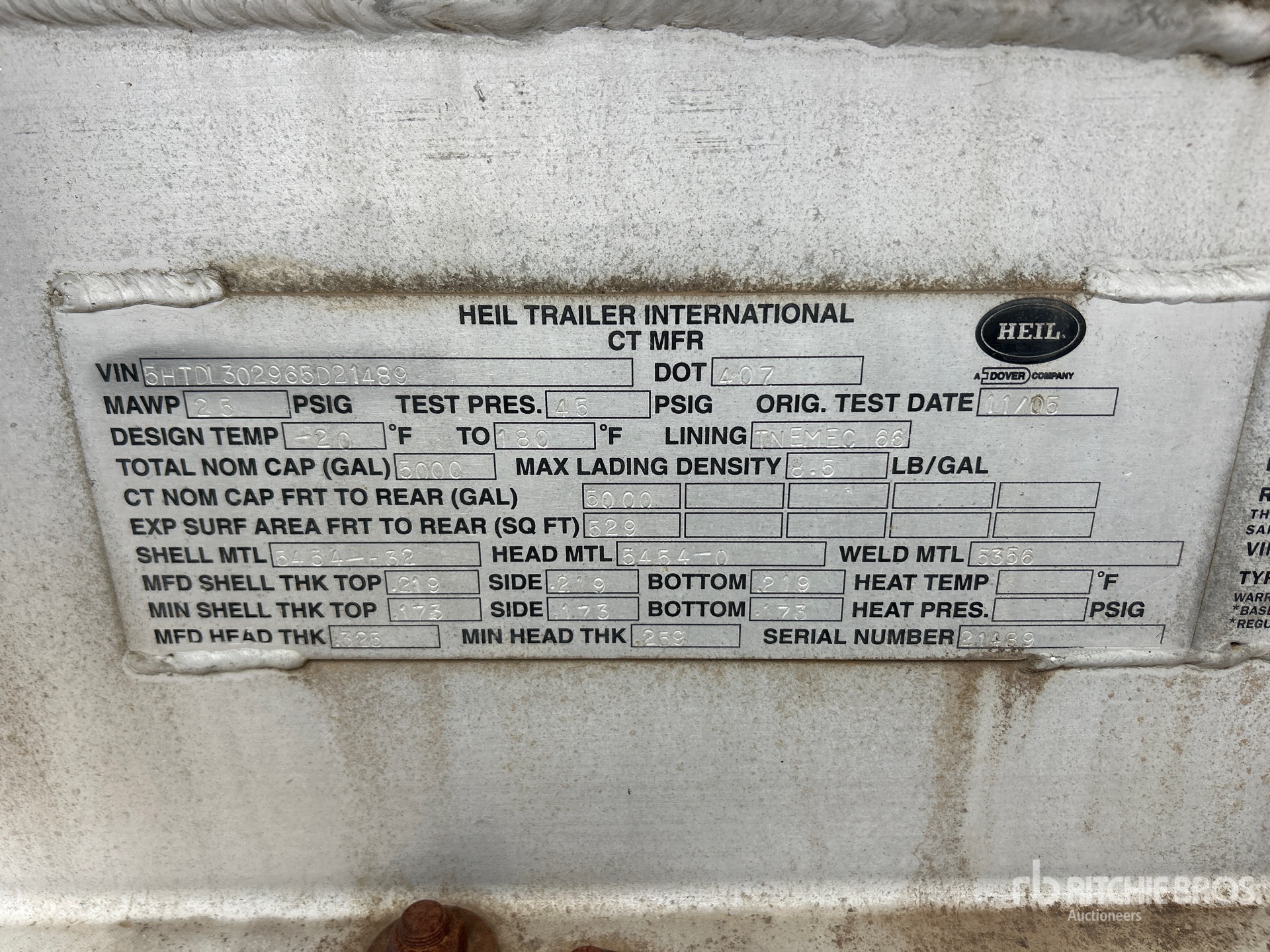 2006 Heil T/A
