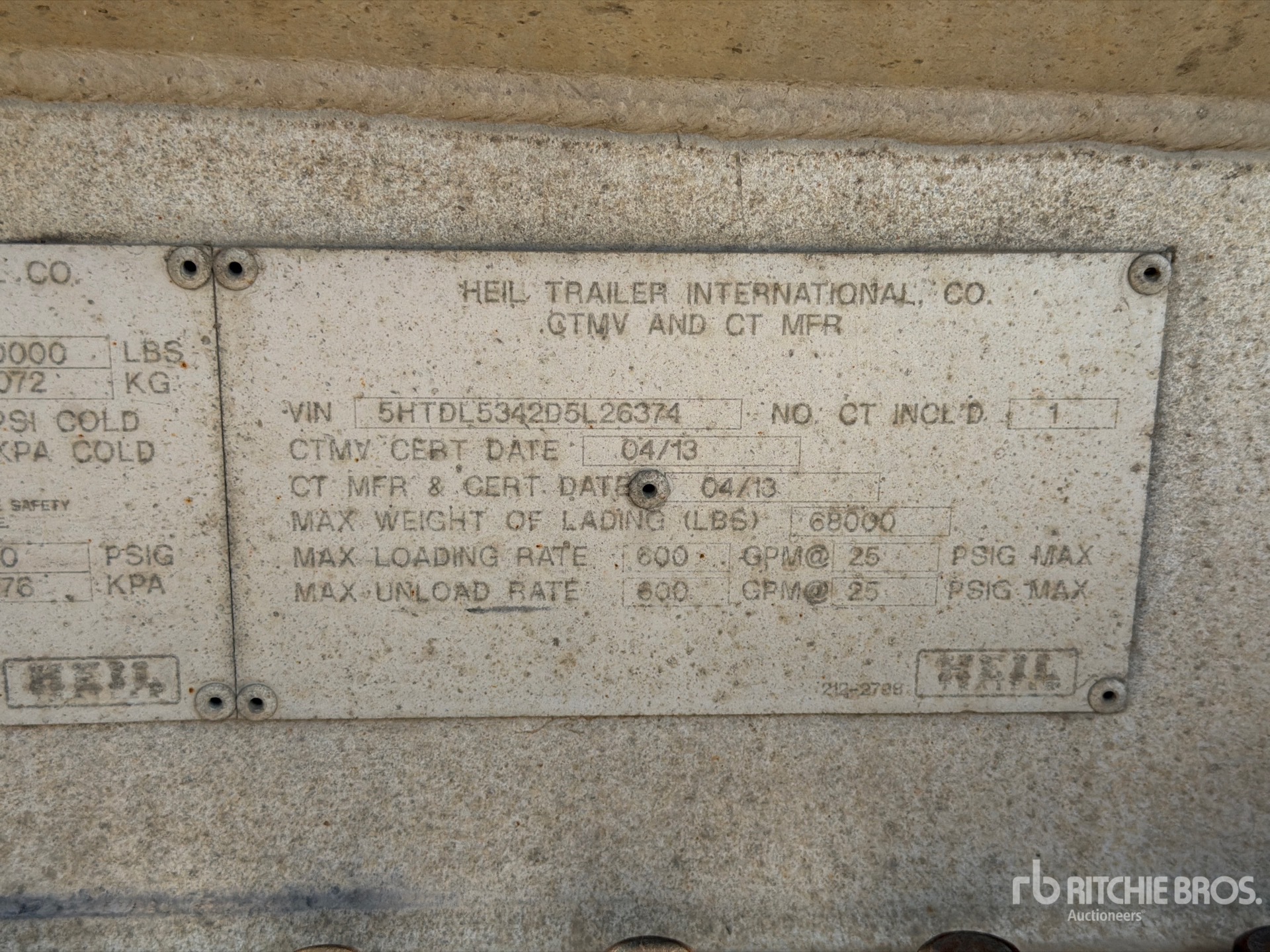 2013 Heil 12000 CFT QUAD/A (INOPERABLE)