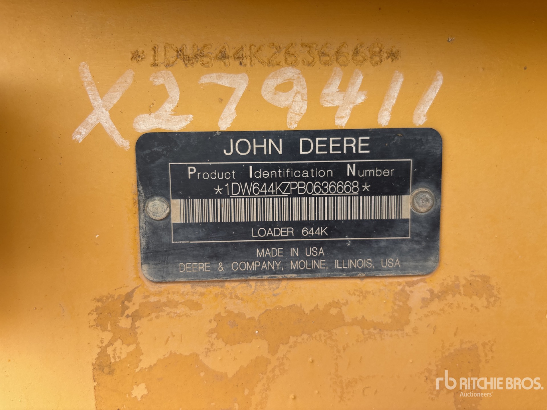 2011 John Deere 644K