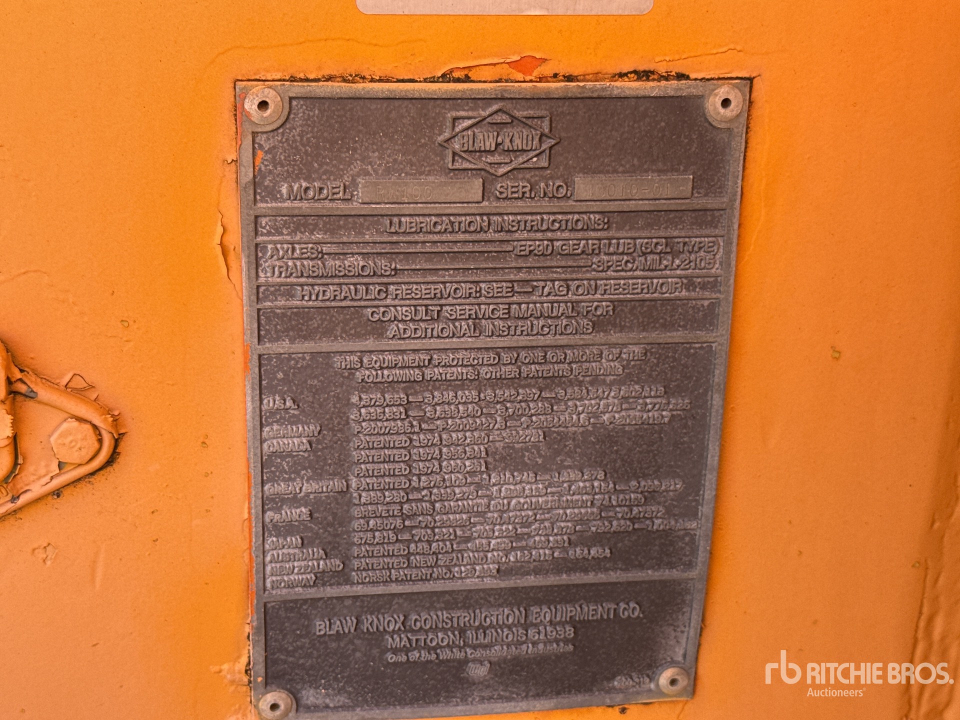 1983 Blaw Knox RW100