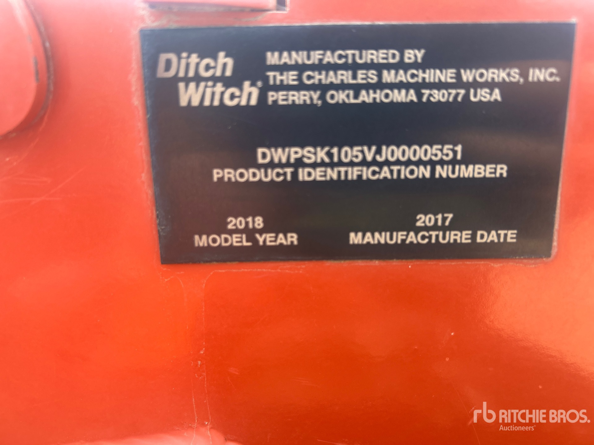 Photo of a 2018 Ditch Witch SK1050