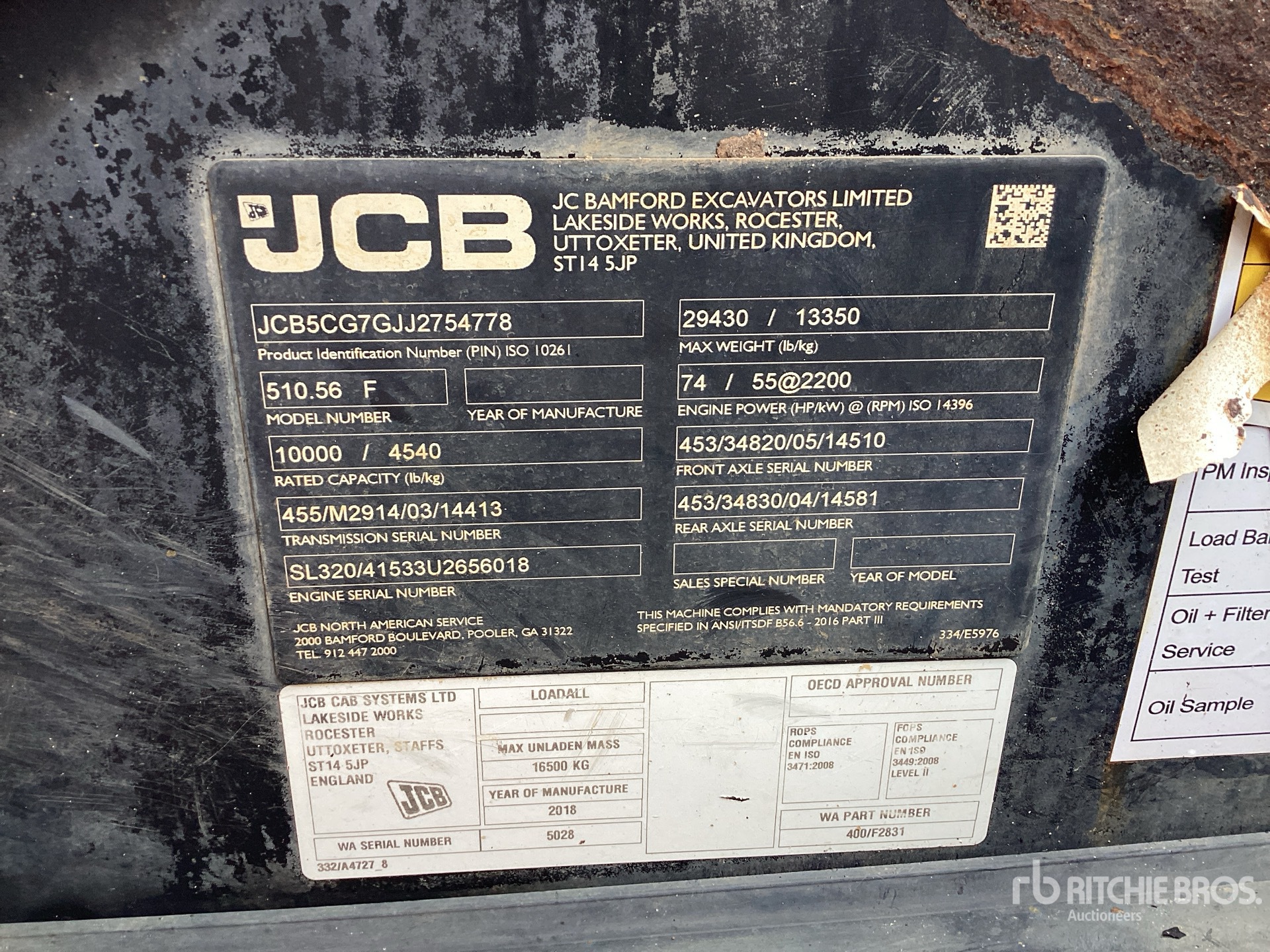 2018 JCB 510-56