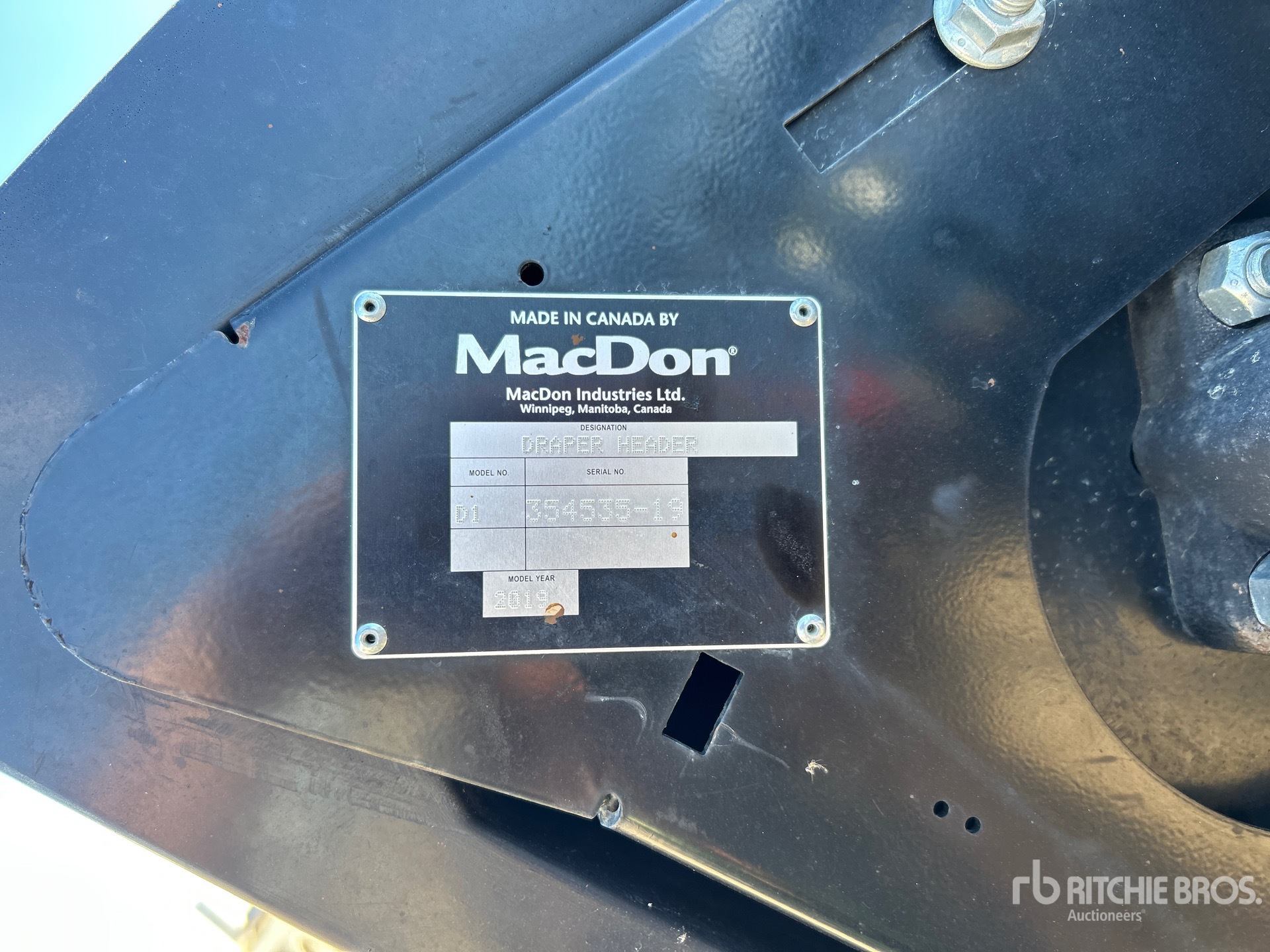 2019 Macdon D135