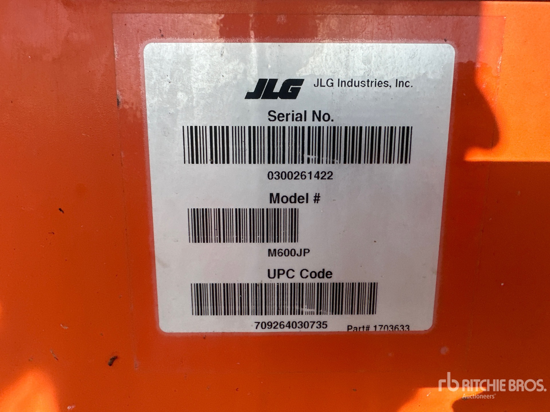 2019 JLG M600JP
