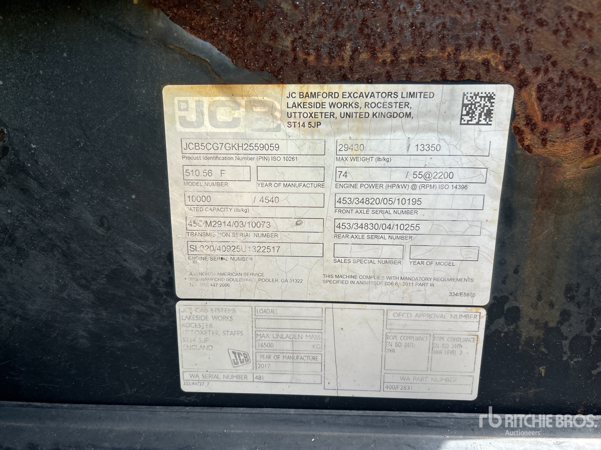 2017 JCB 510-56