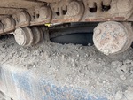 Undercarriage with Right Carrier Rollers