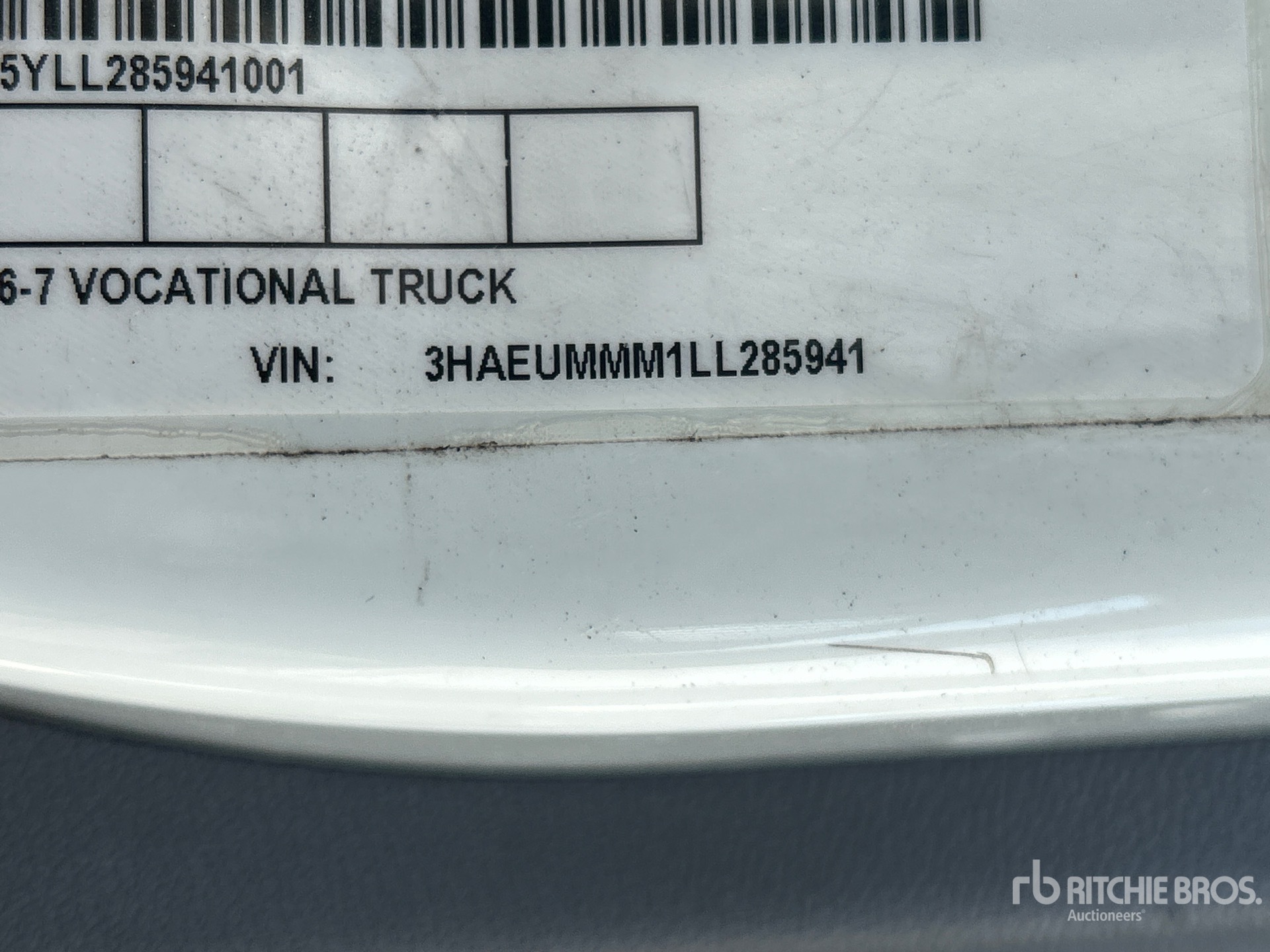 2020 International MV607