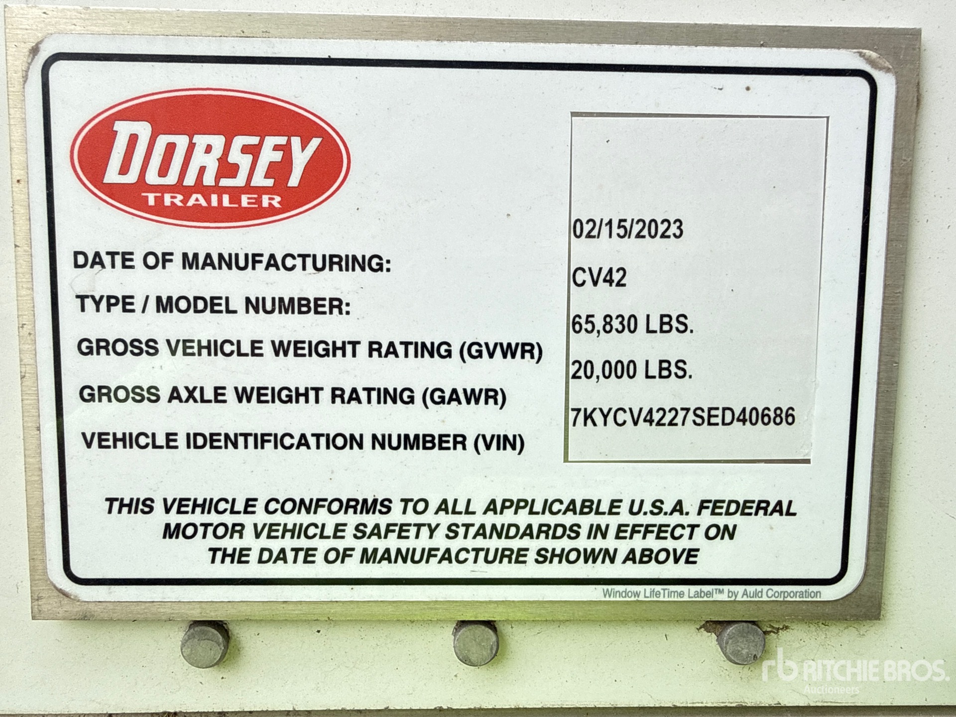 2025 Dorsey CV42