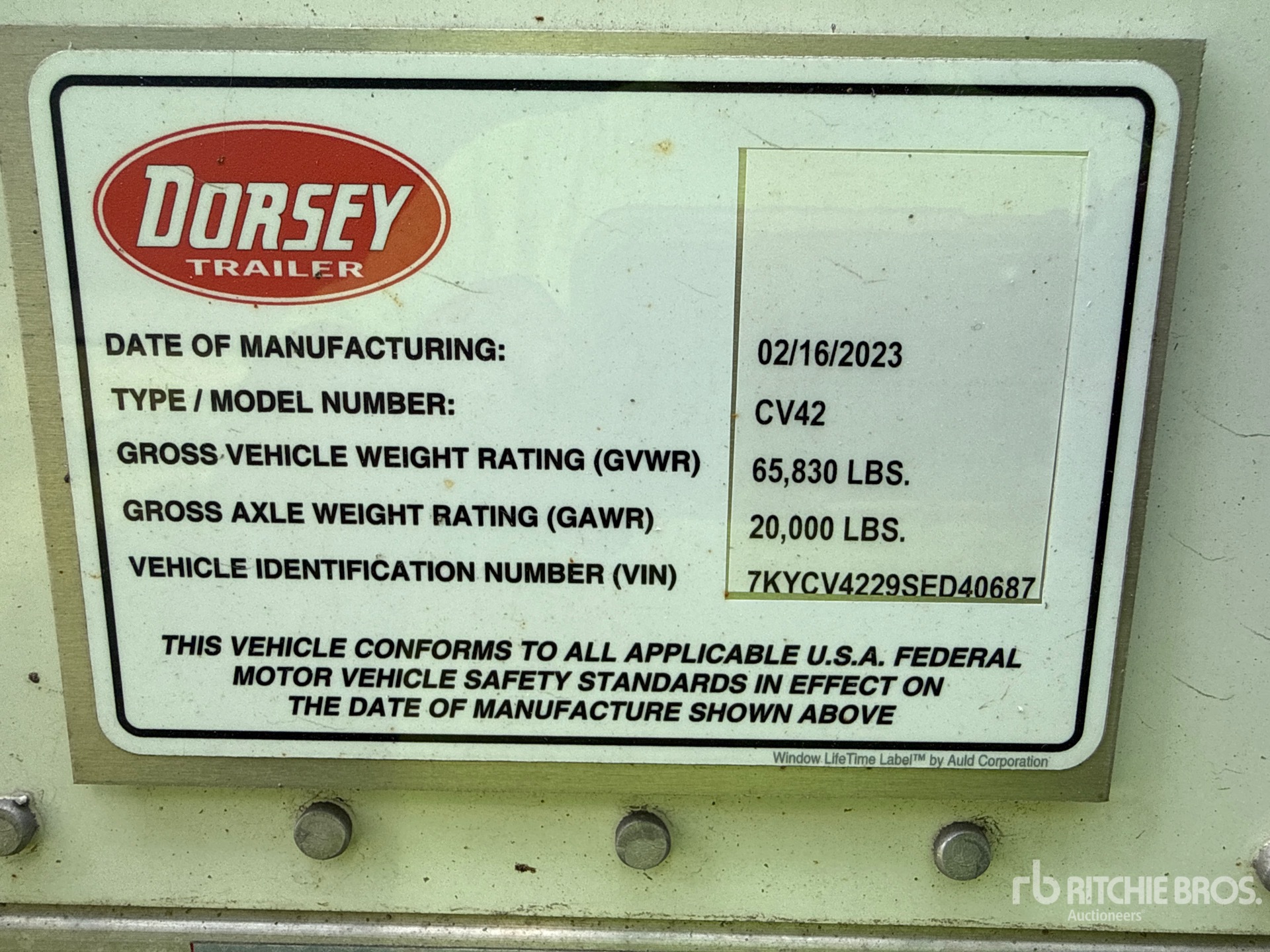 2025 Dorsey CV42