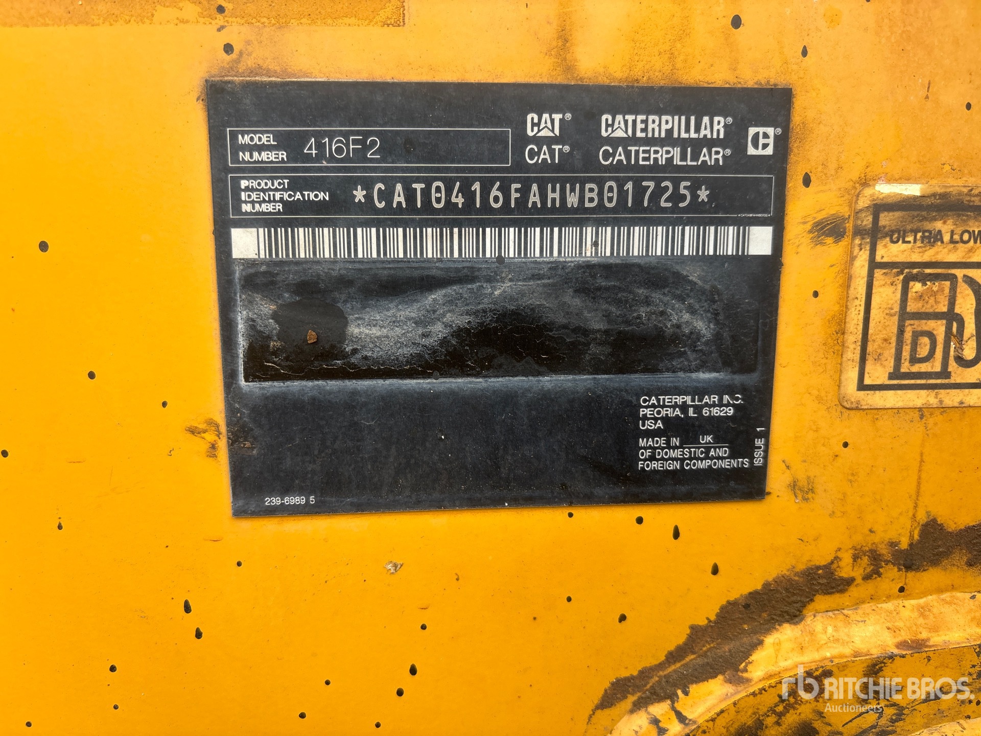 2018 Caterpillar 416F2