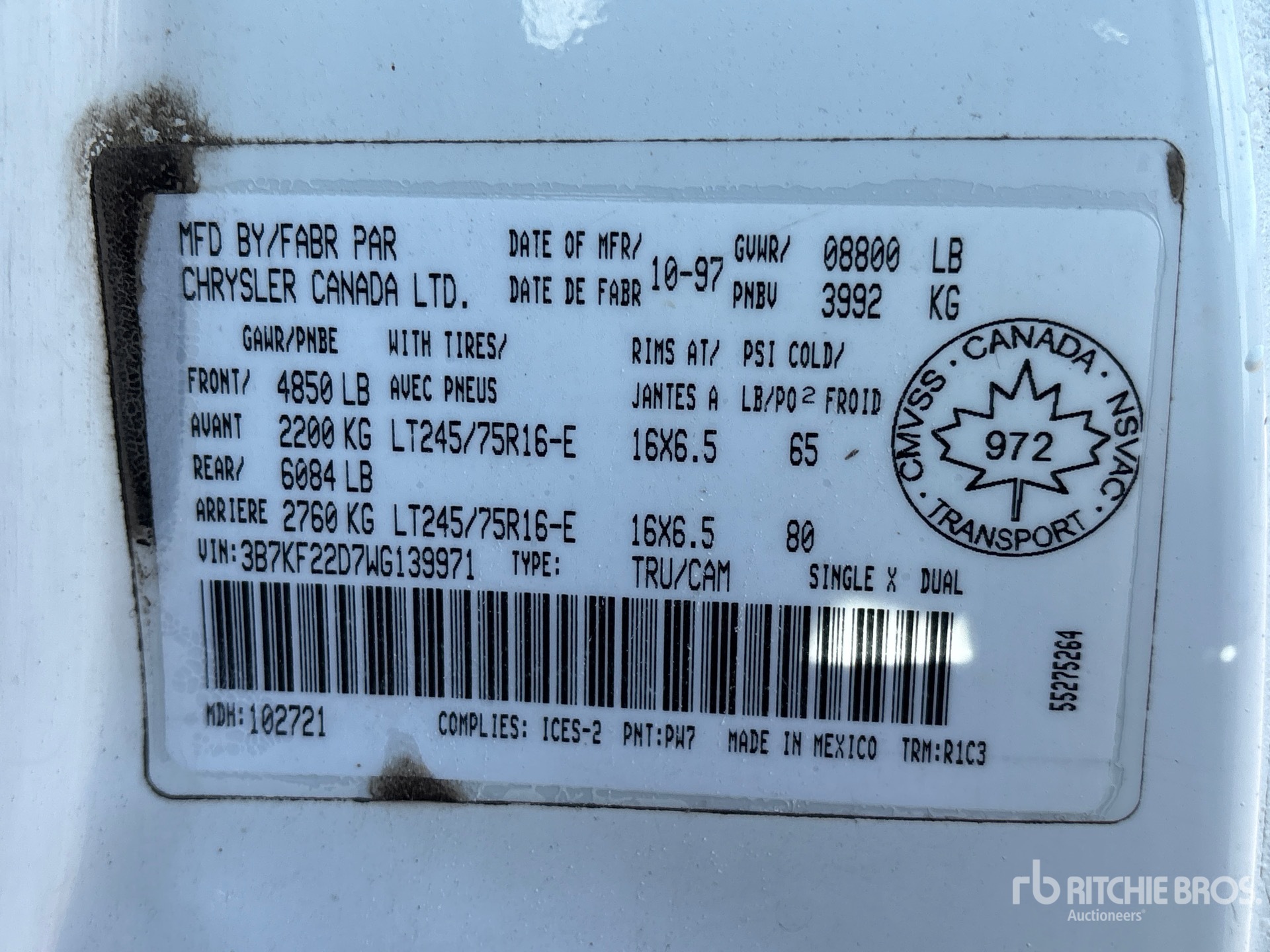1998 Dodge RAM 2500