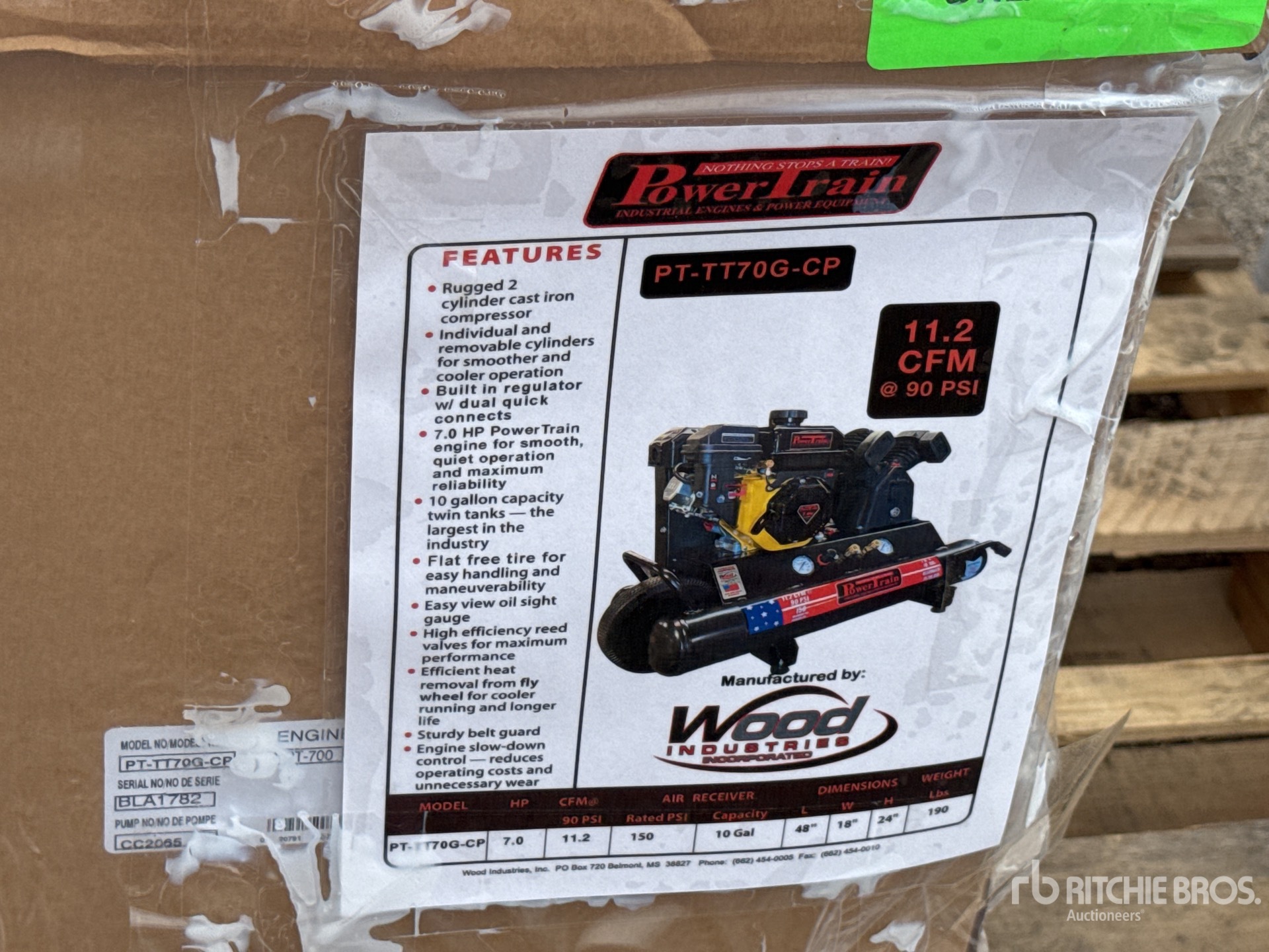 Powertrain PT-TT70G-CP