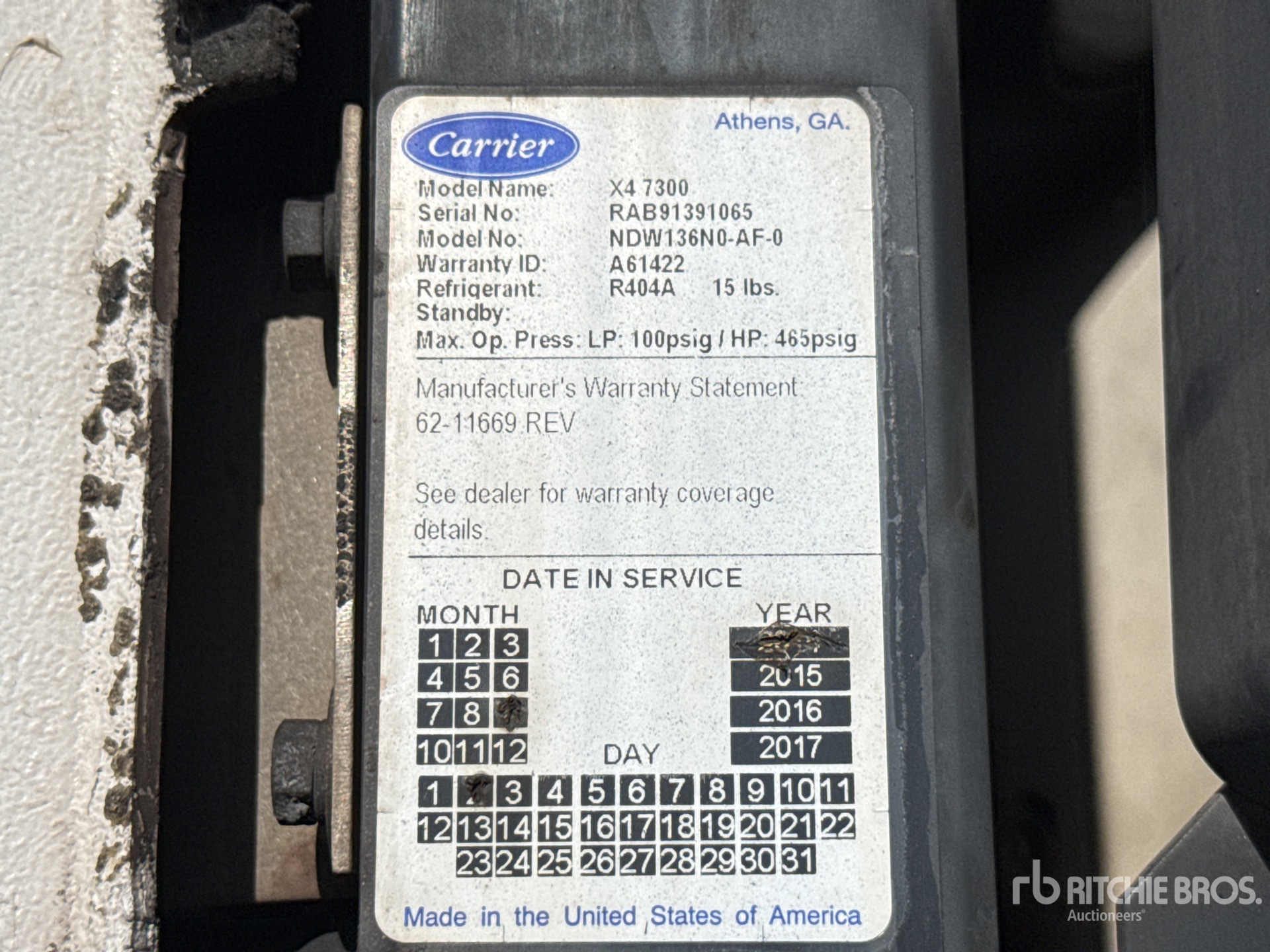 2015 Great Dane ECL-1114-12048