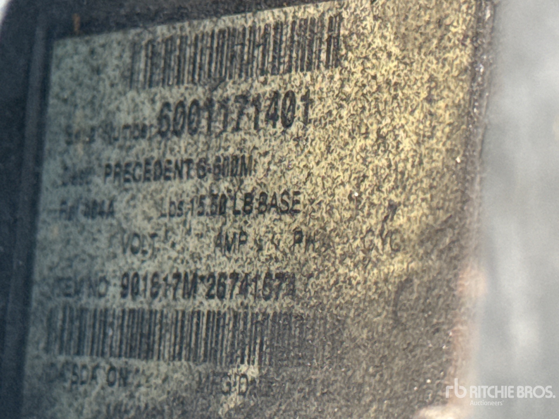 General Appearance with Refrigeration Unit Serial Number