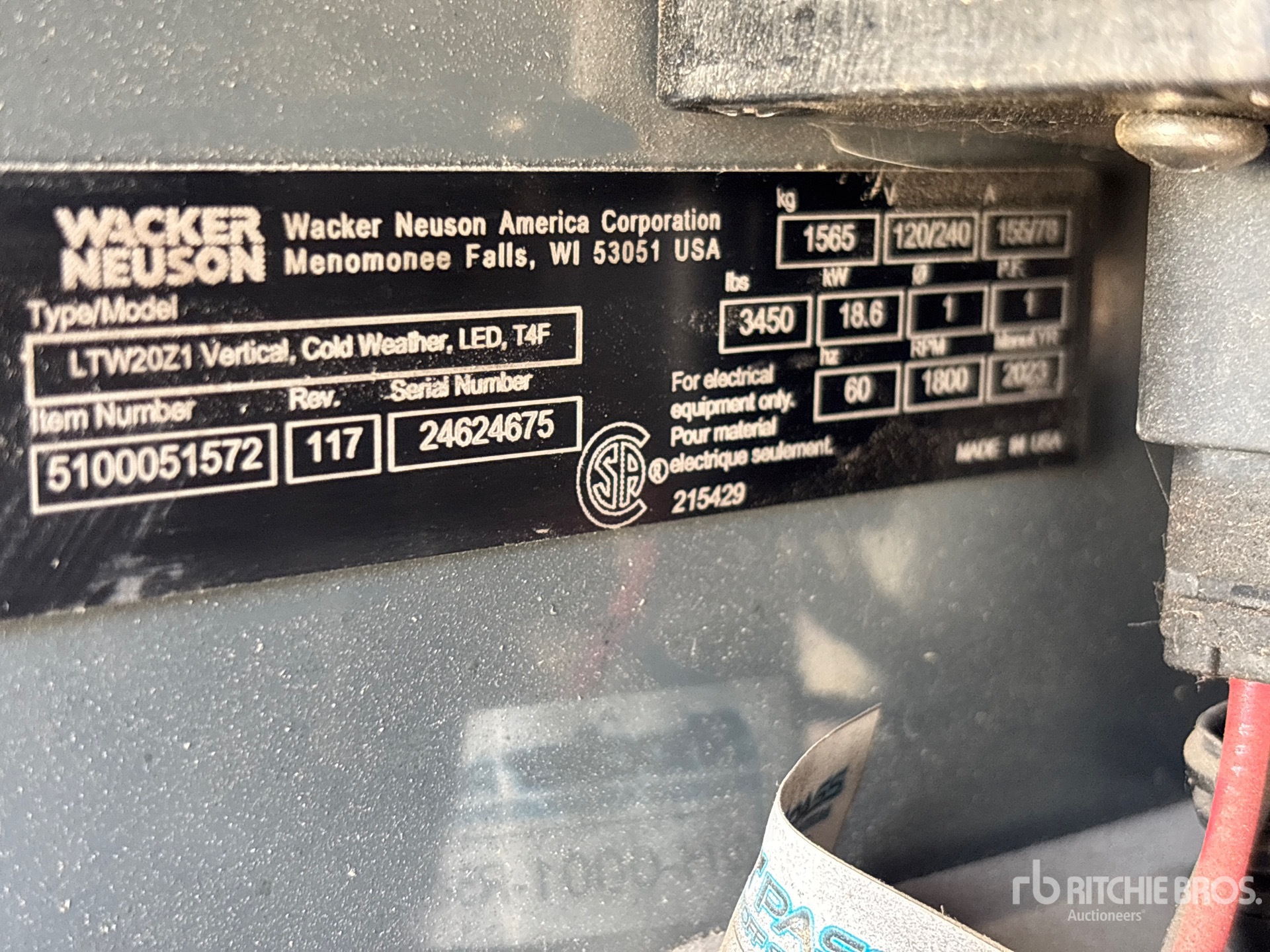 2023 Wacker Neuson LTW20Z1