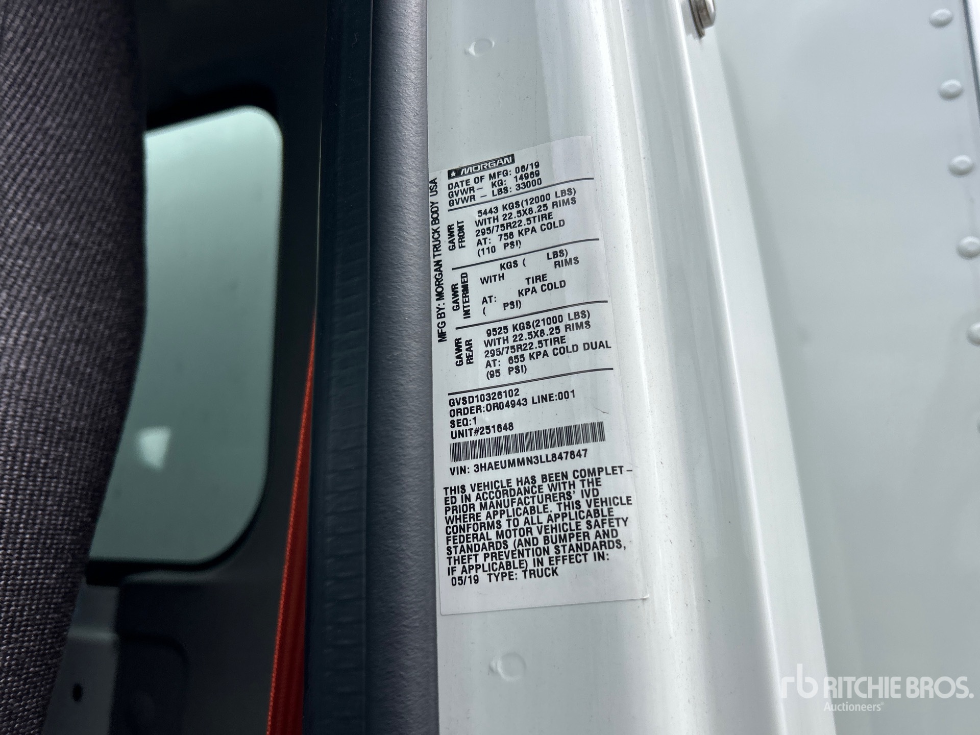2020 International MV607