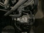 Engine with A/C Compressor