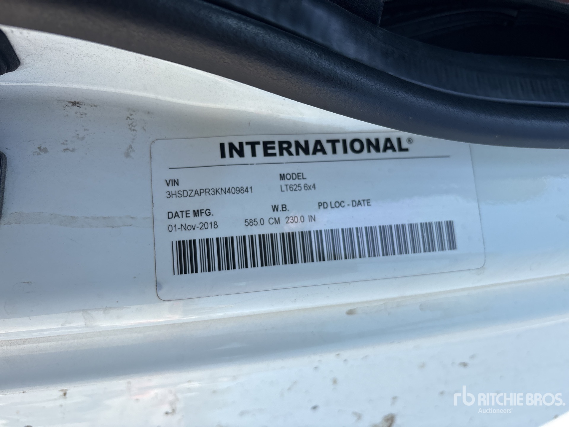 2019 International LT625