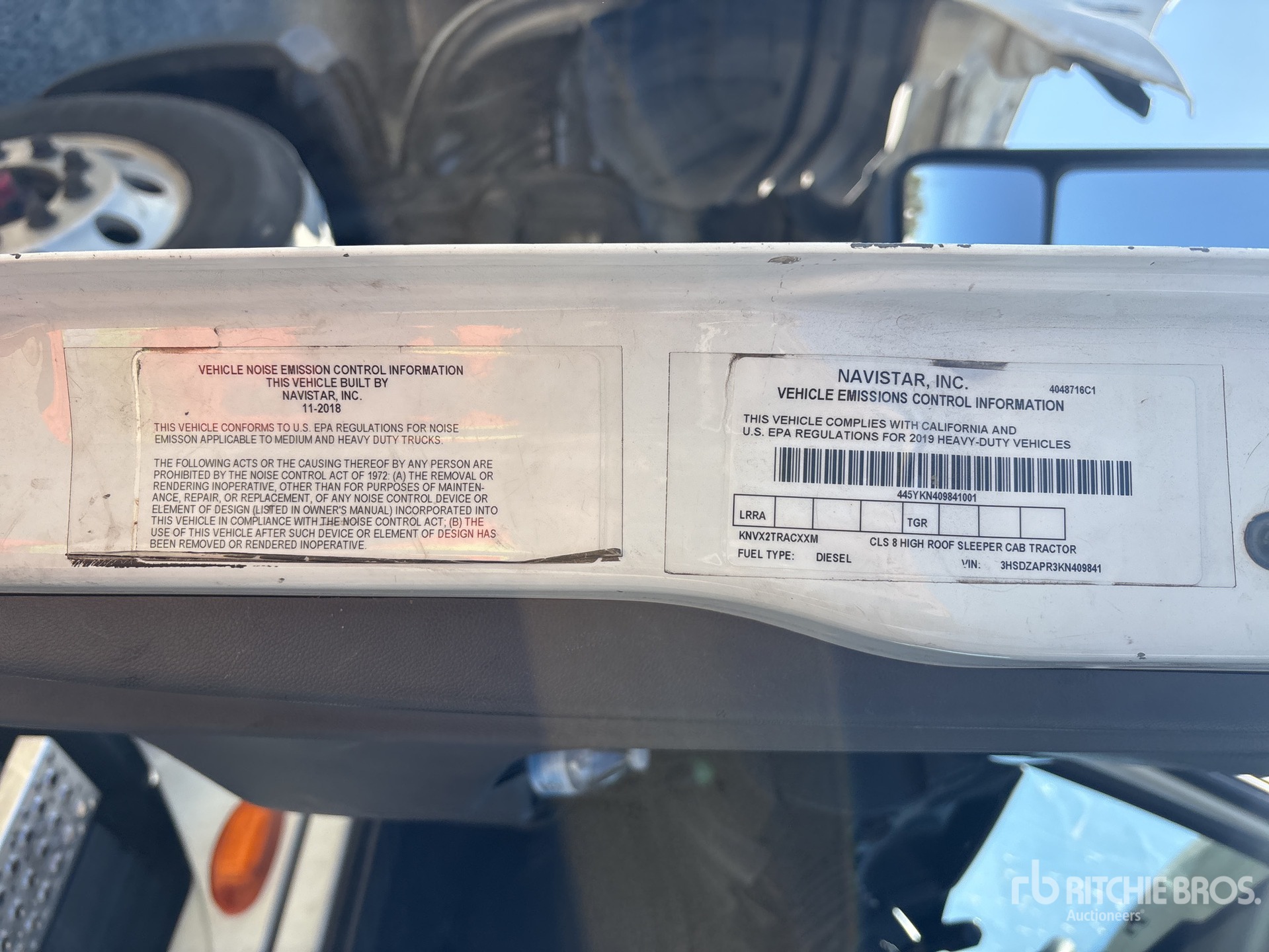 2019 International LT625