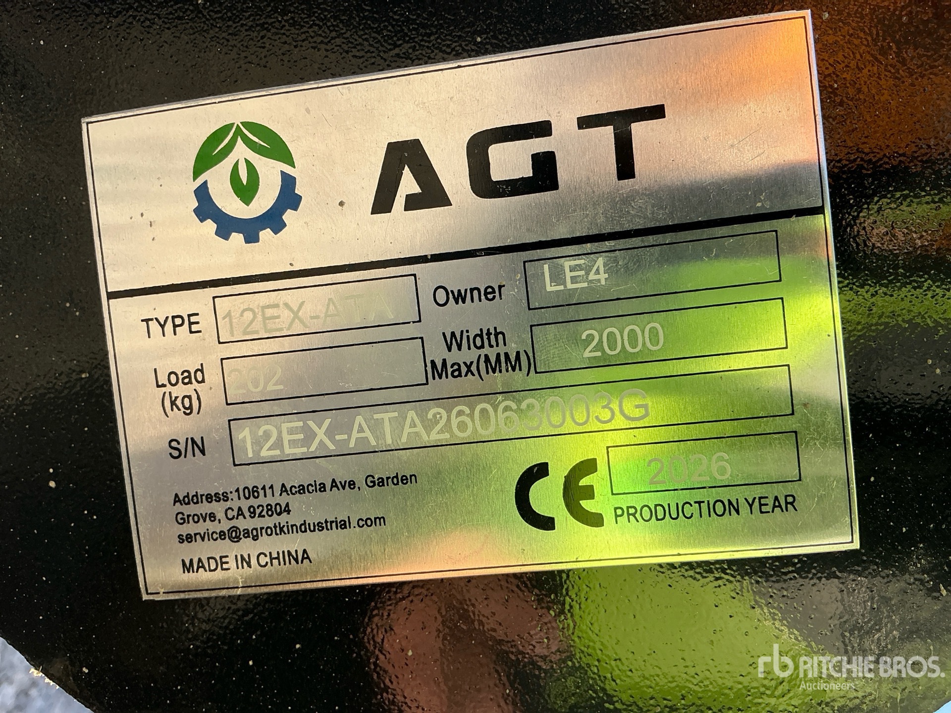 2026 AGT 12EX-ATA