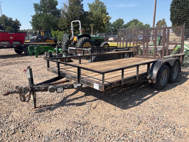 2008 Diamond T 14 ft T/A Utility Trailer