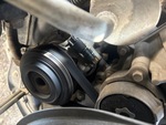 Engine with A/C Compressor