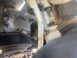 Engine with A/C Compressor