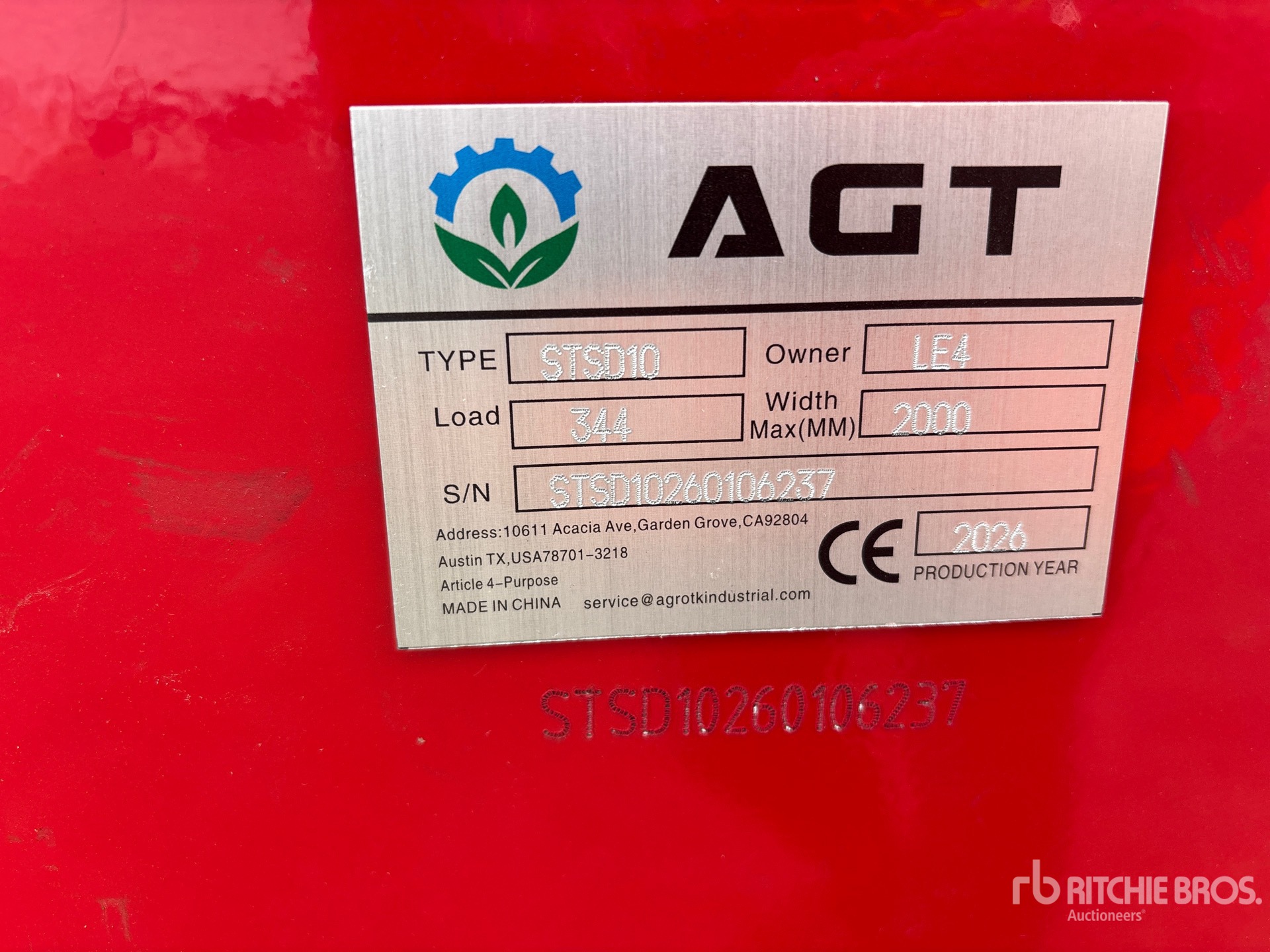 2026 AGT STSD10