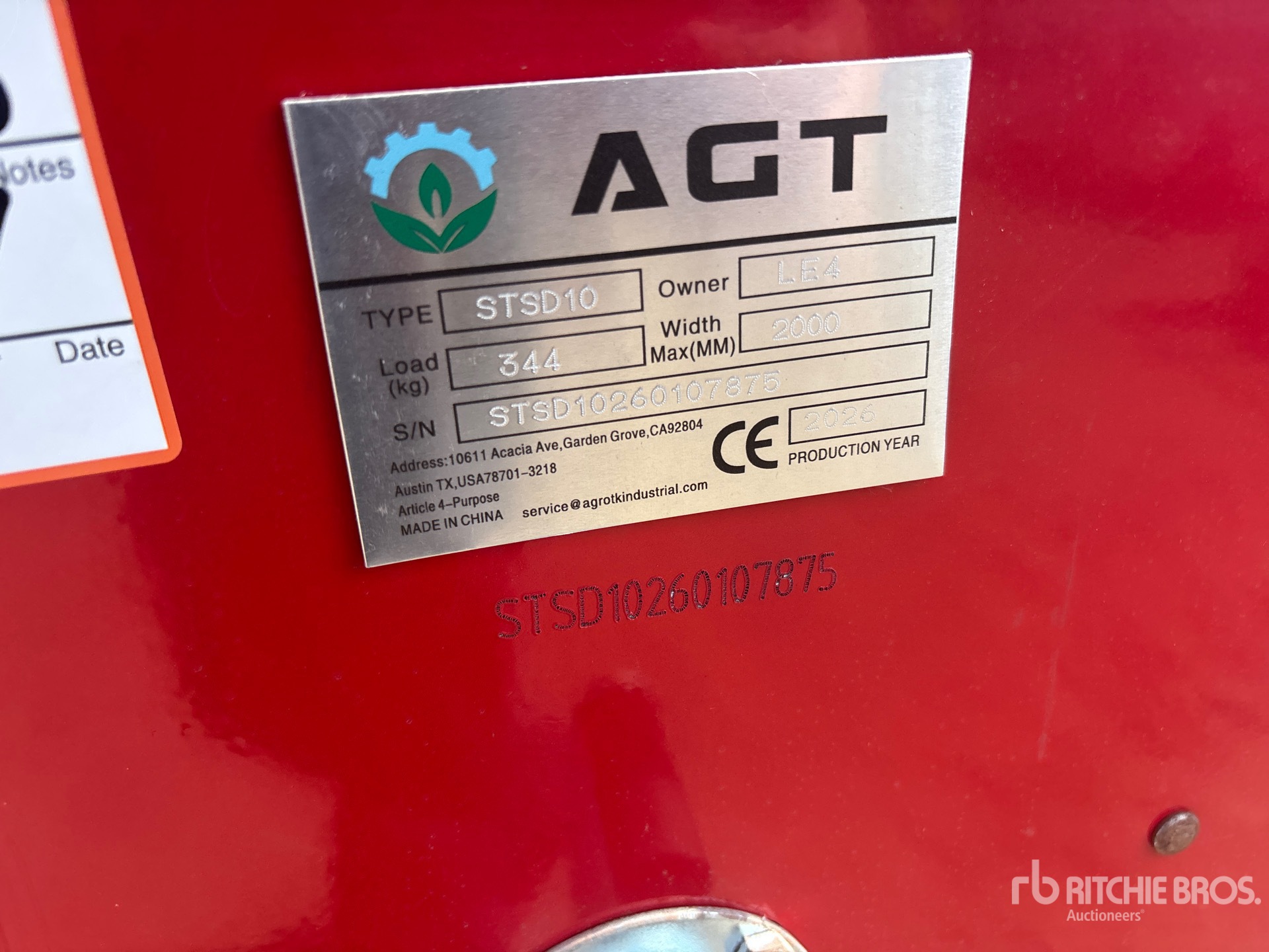 2026 AGT STSD10