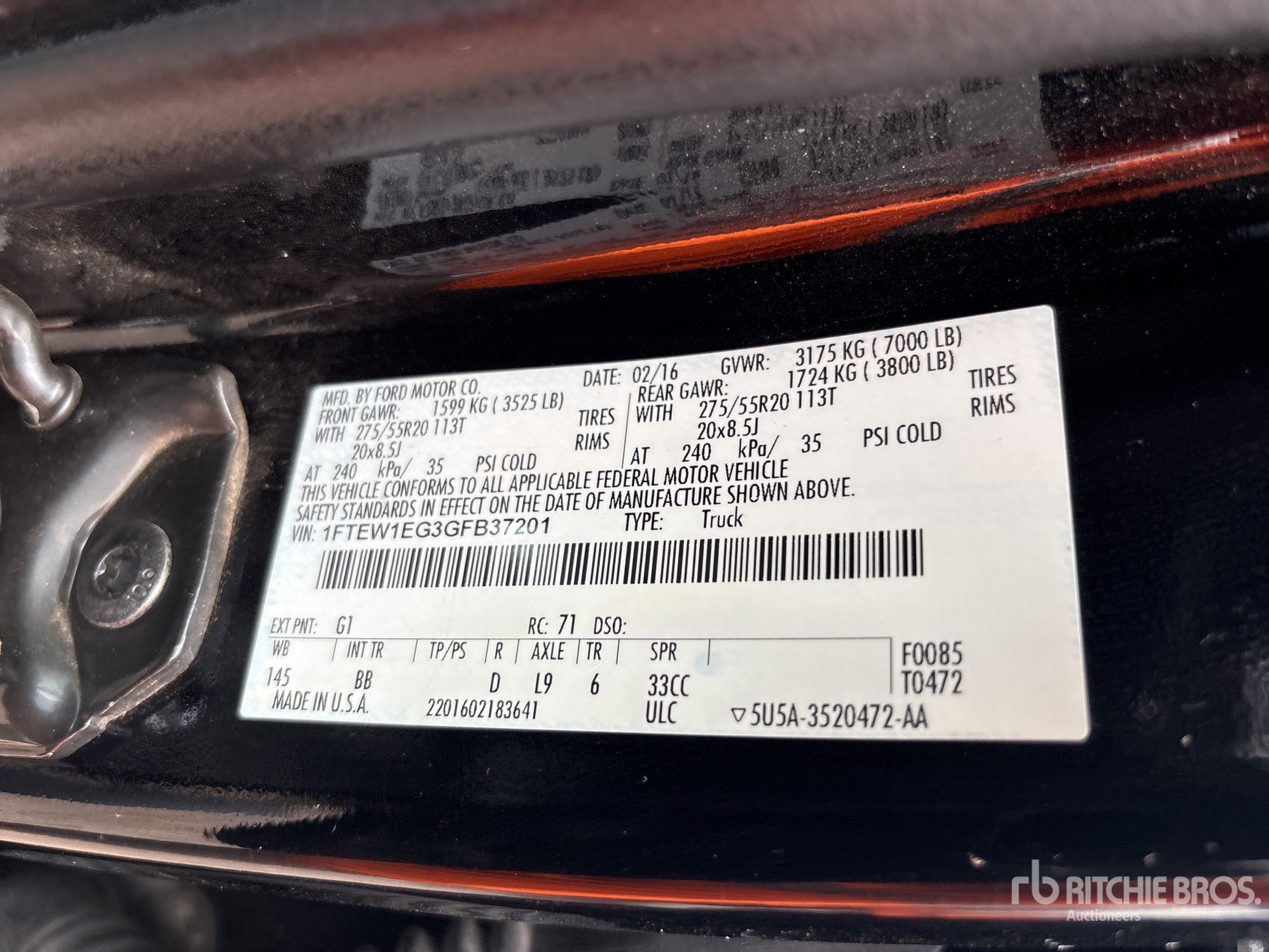 2016 Ford F-150