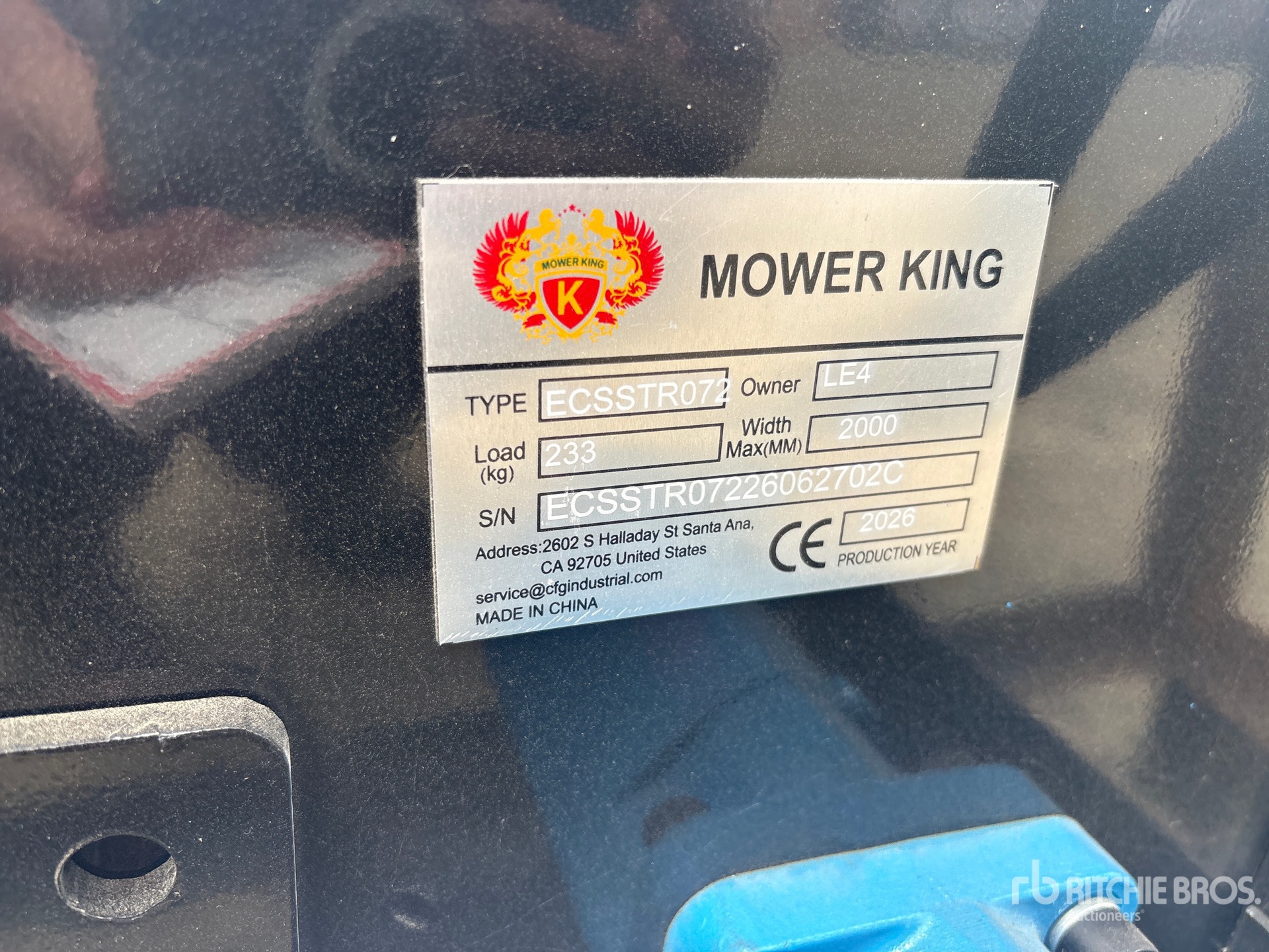 2026 Mower King ECSSTR072