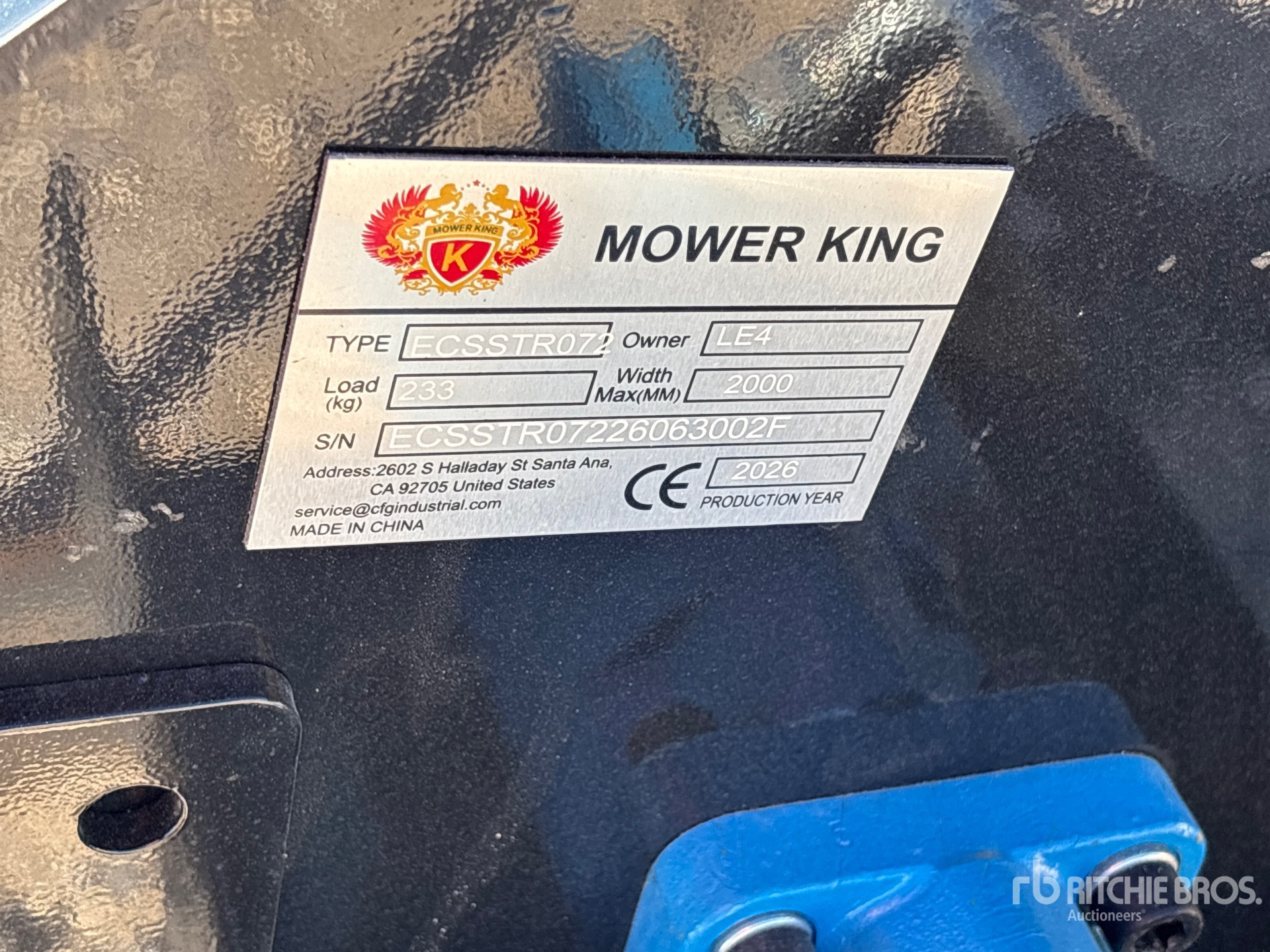 2026 Mower King ECSSTR072