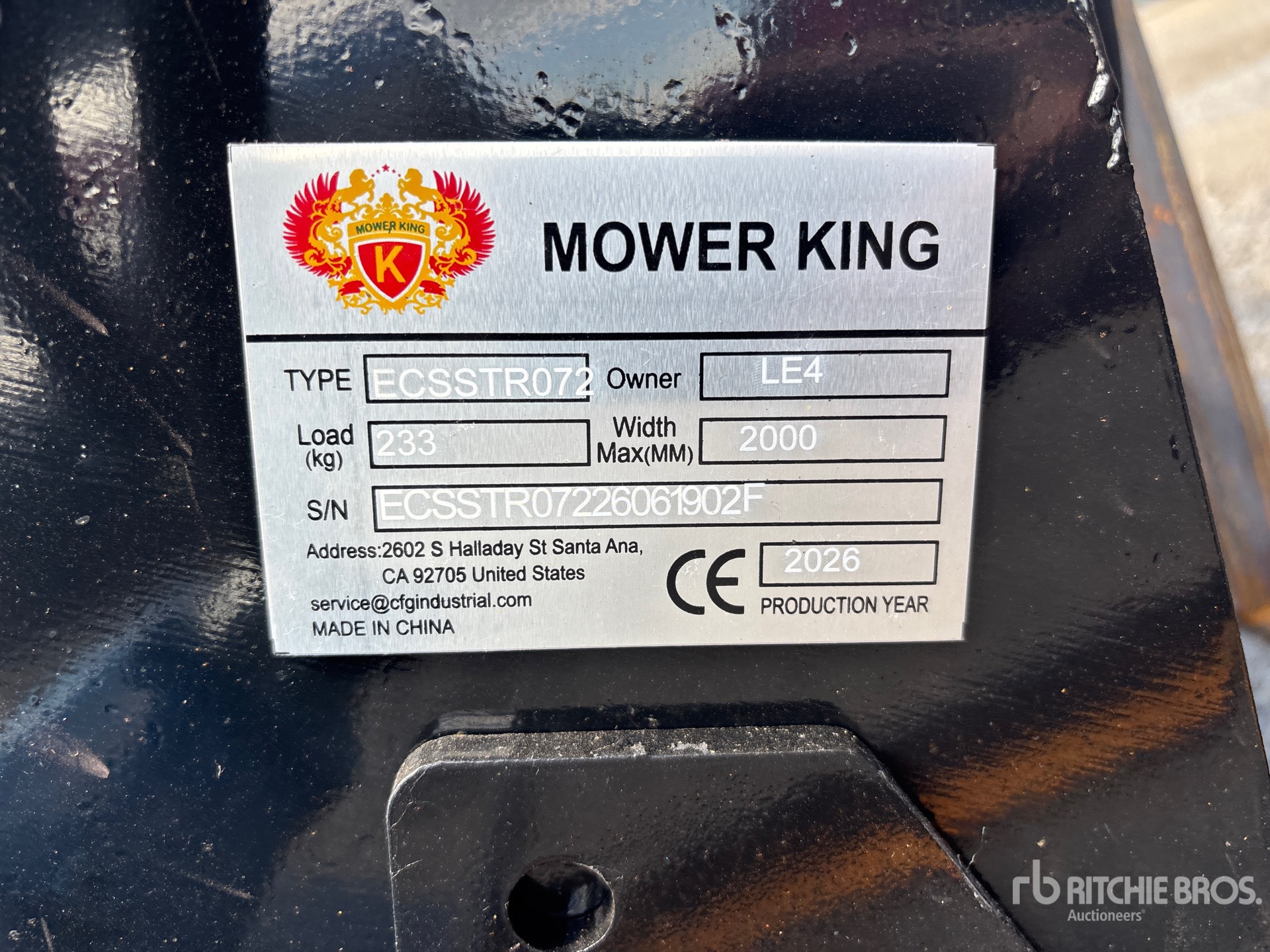 2026 Mower King ECSSTR072