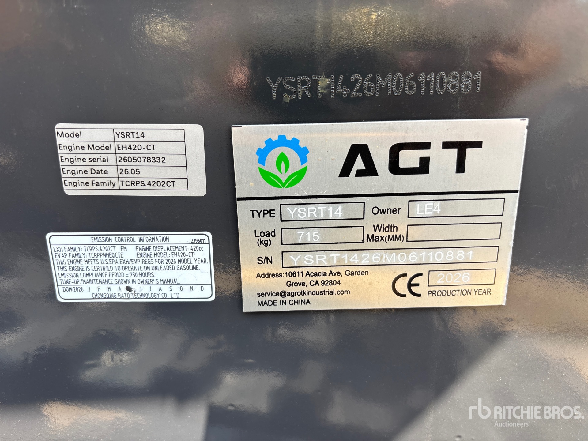 2026 AGT YSRT14