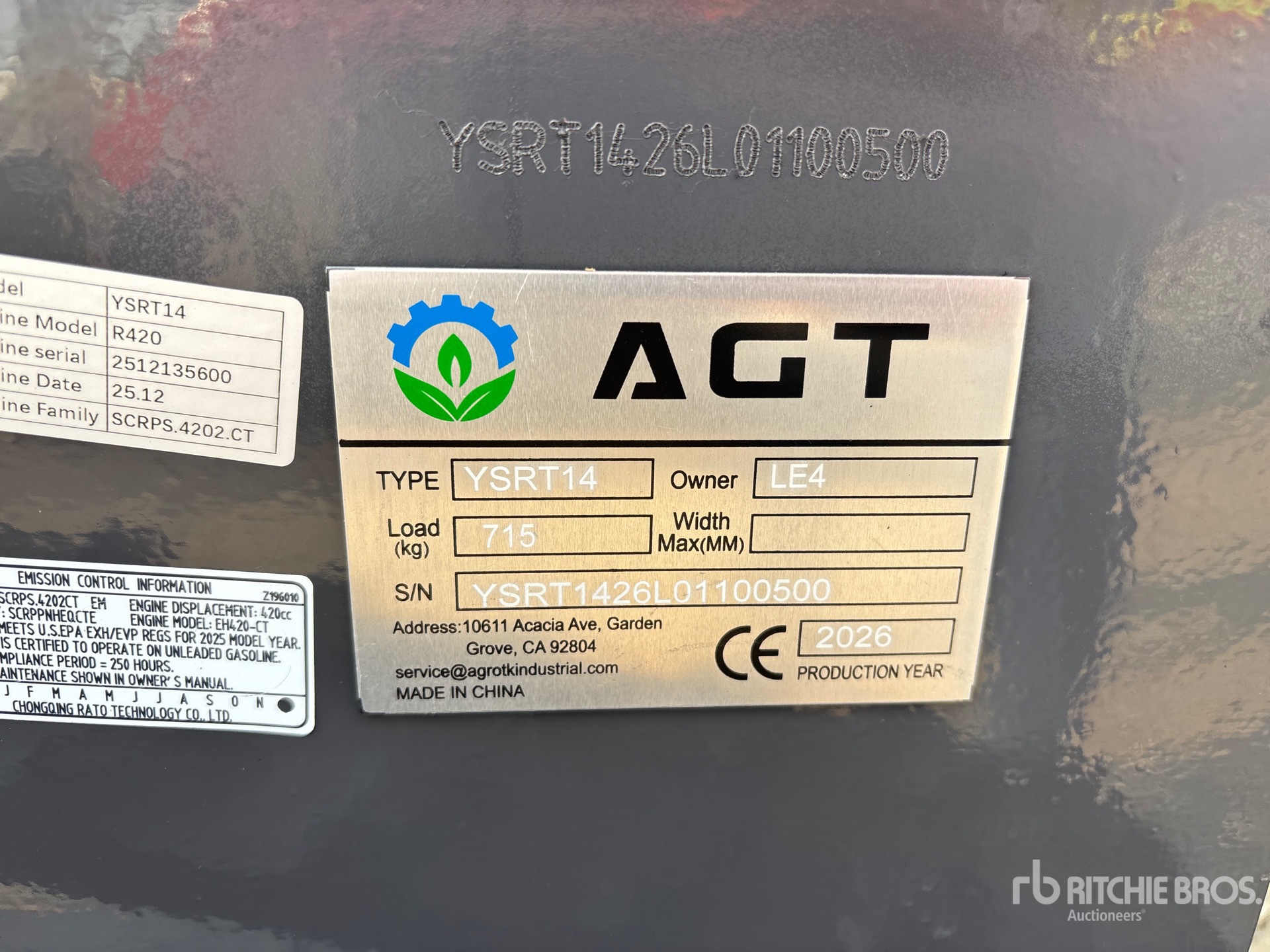 2026 AGT YSRT14