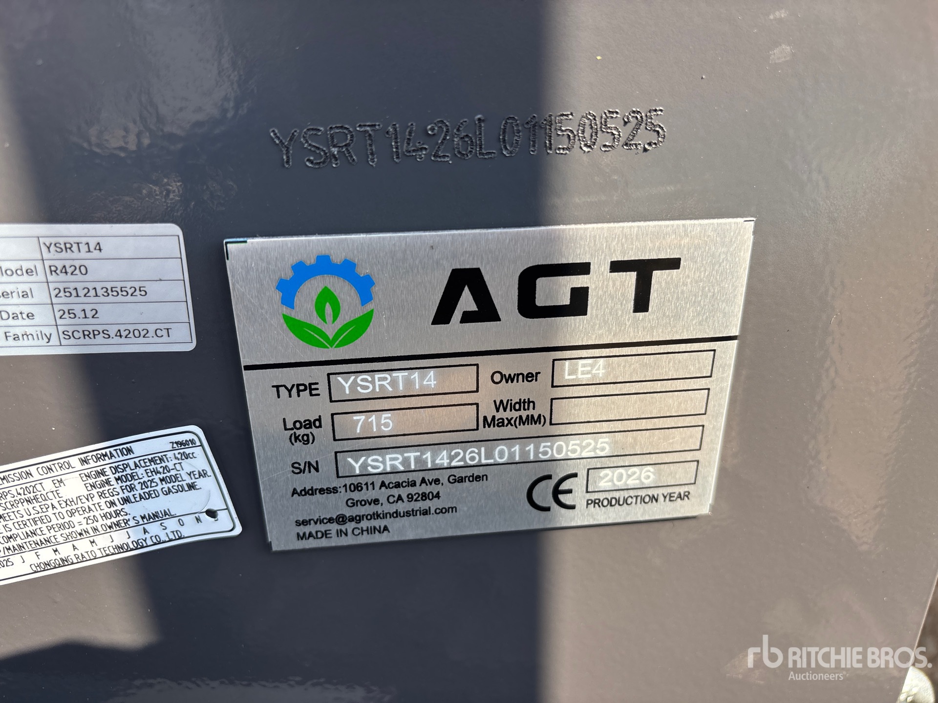 2026 AGT YSRT14