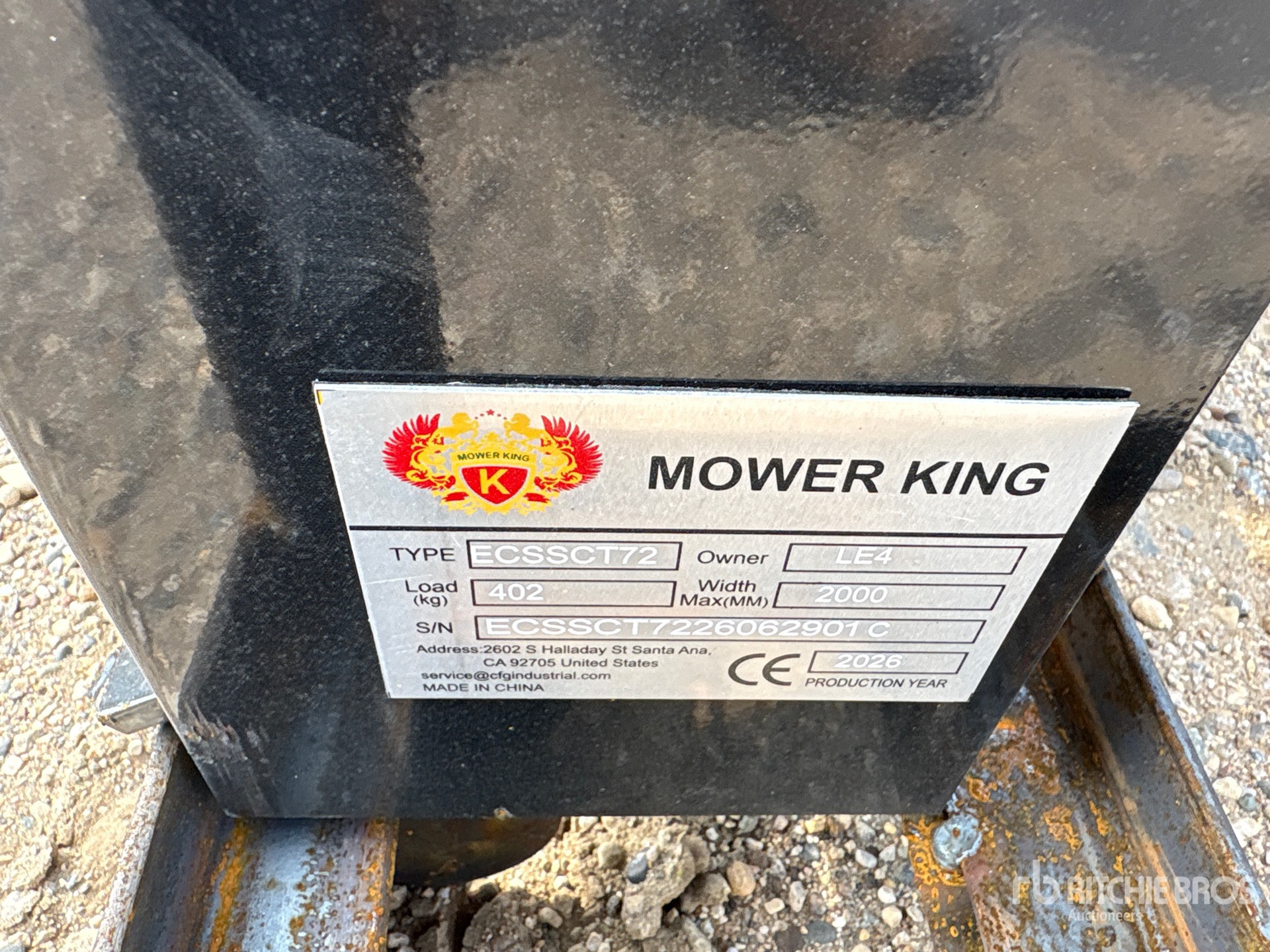 2026 Mower King ECSSCT72