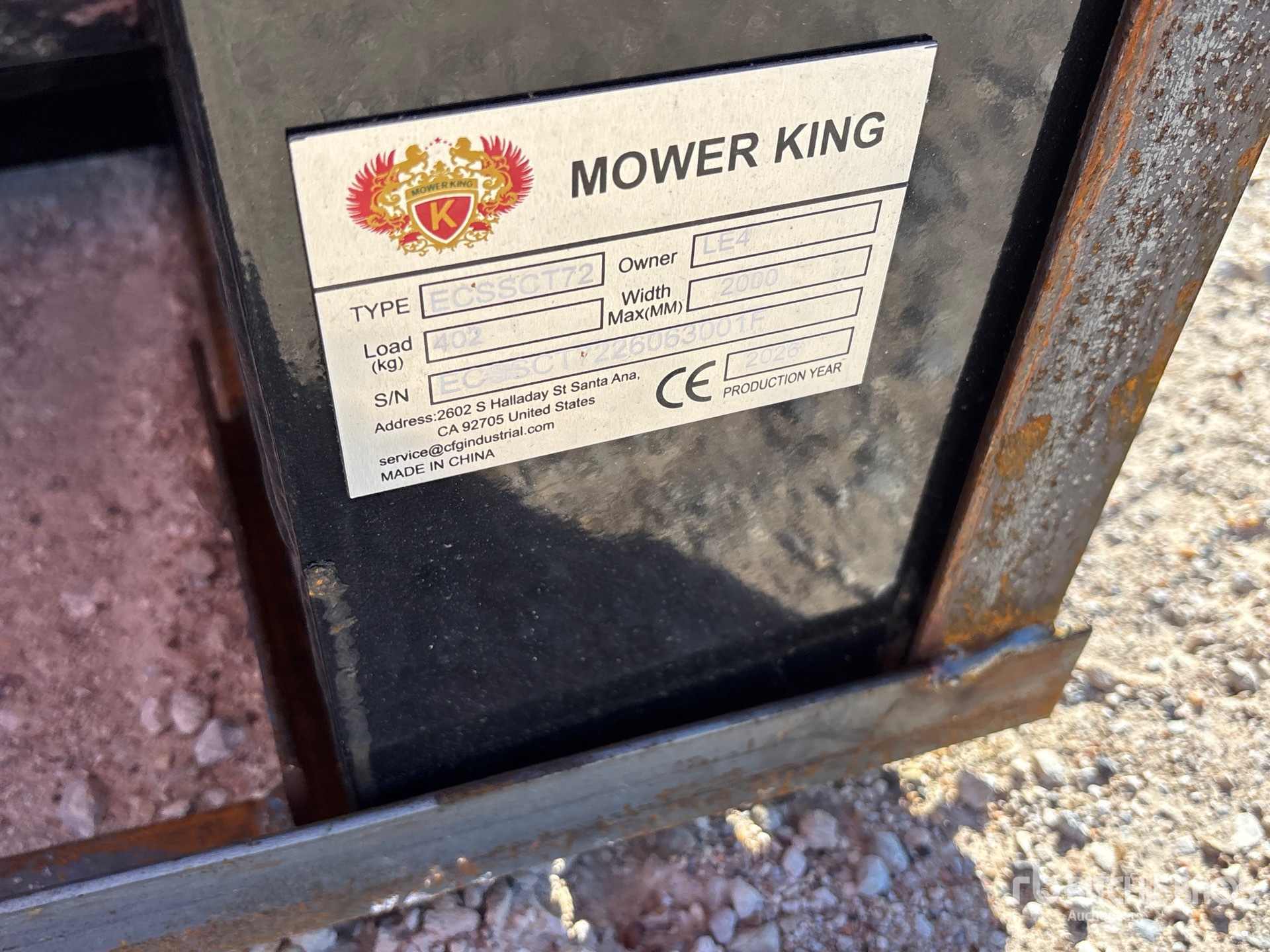 2026 Mower King ECSSCT72