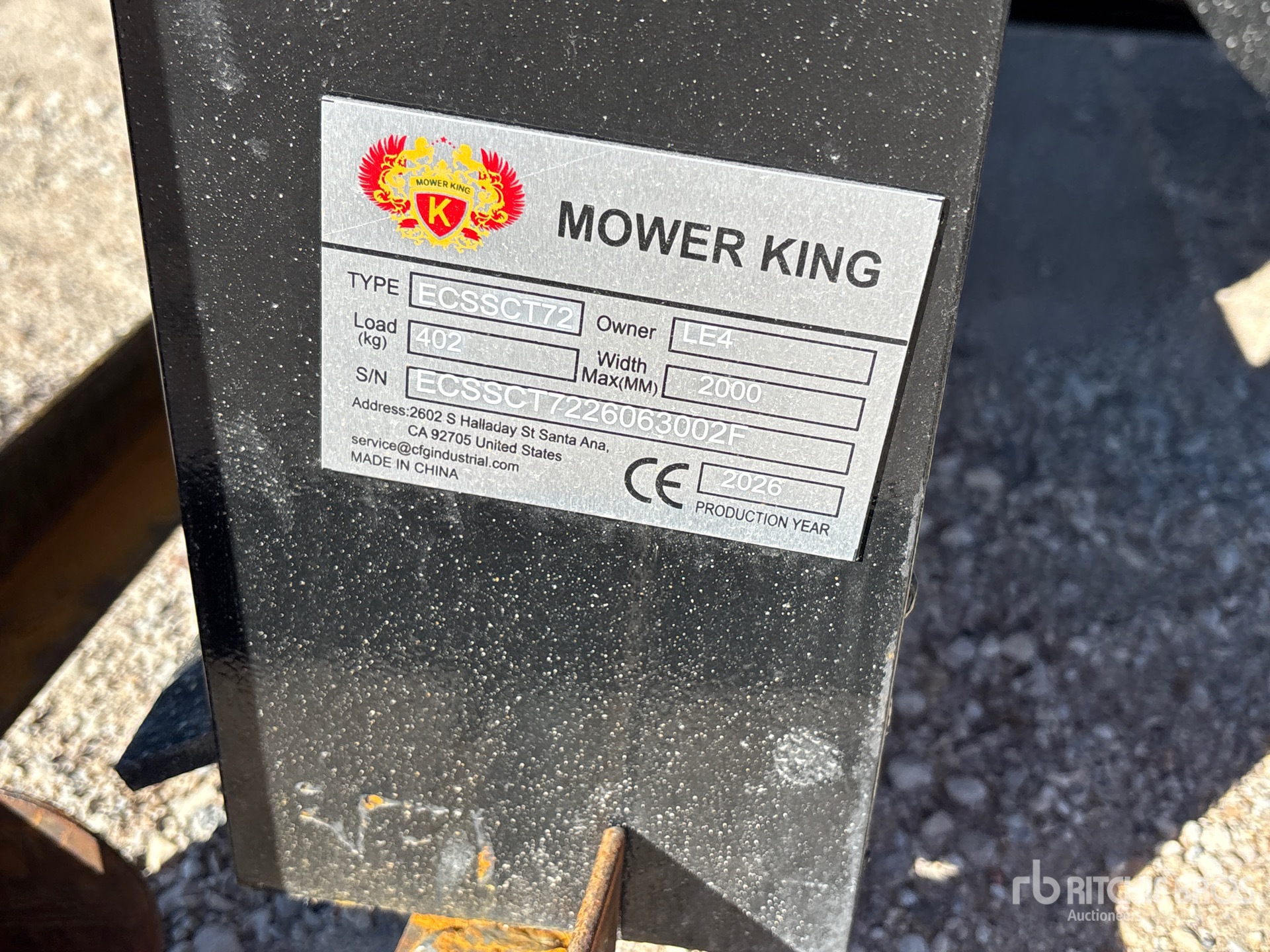 2026 Mower King ECSSCT72