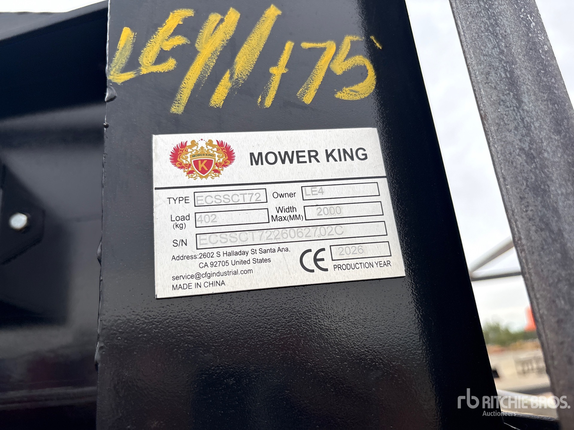 2026 Mower King ECSSCT72
